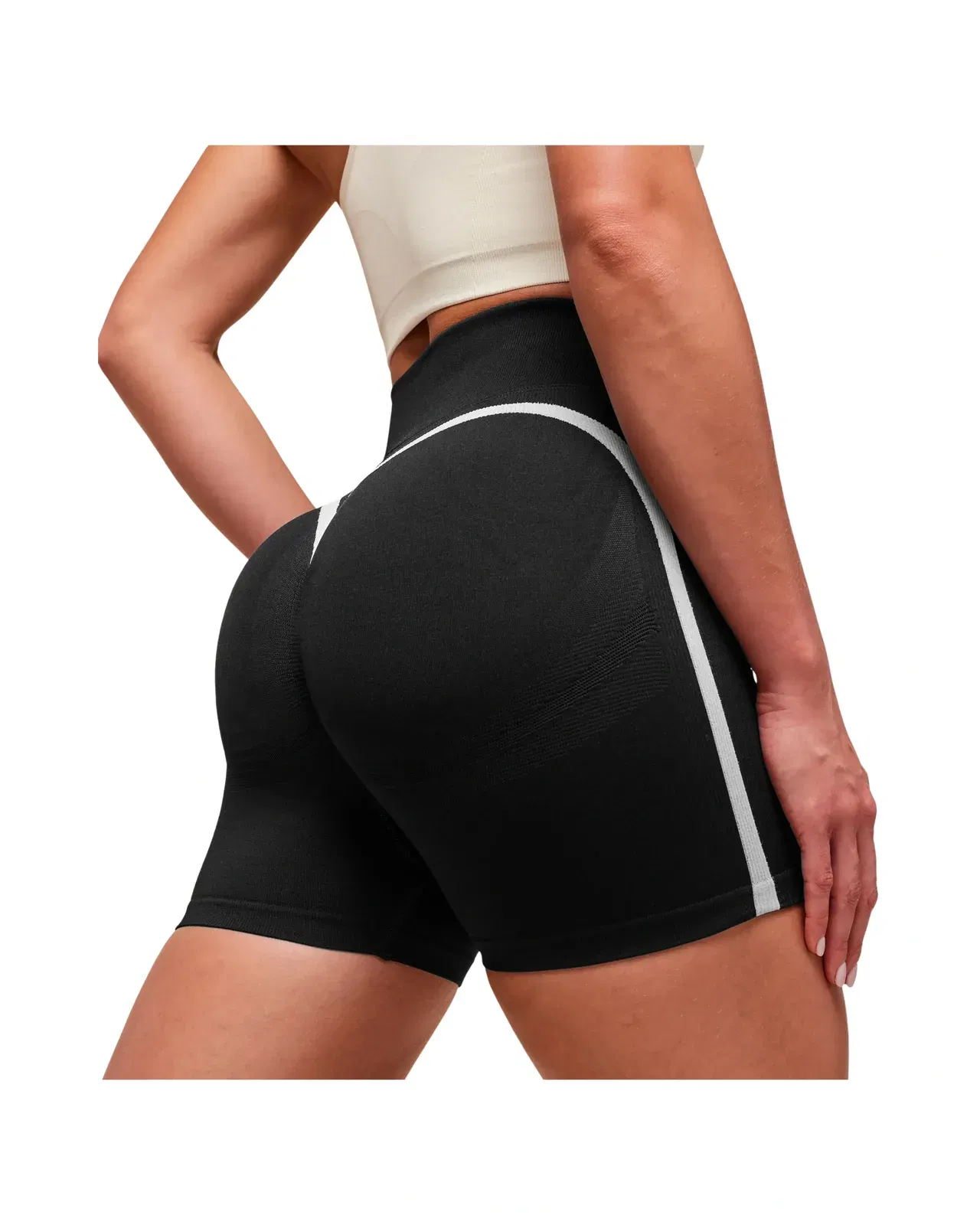 Gymshark Lift Varsity Seamless Short Black