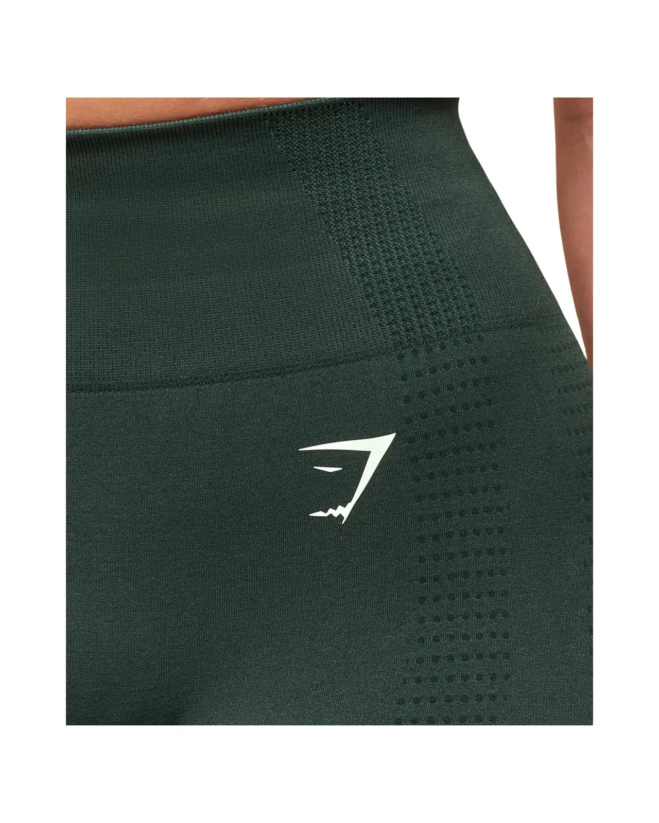 Gymshark Vital Shorts compression fit Woodland Green Marl