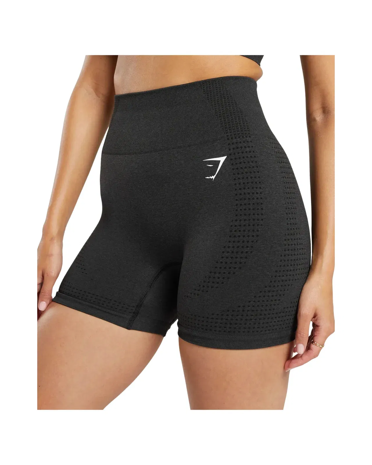 Gymshasrk Vital Shorts compression fit Black Marl