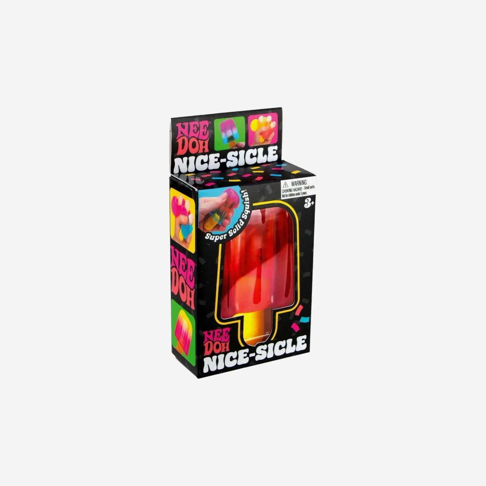 NeeDoh Nice-sicle Popsicle Squishy Fidget Toy Red
