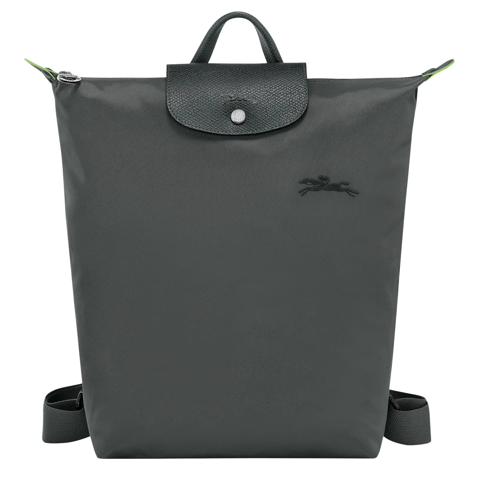 Longchamp Le Pliage Green M Backpack Graphite