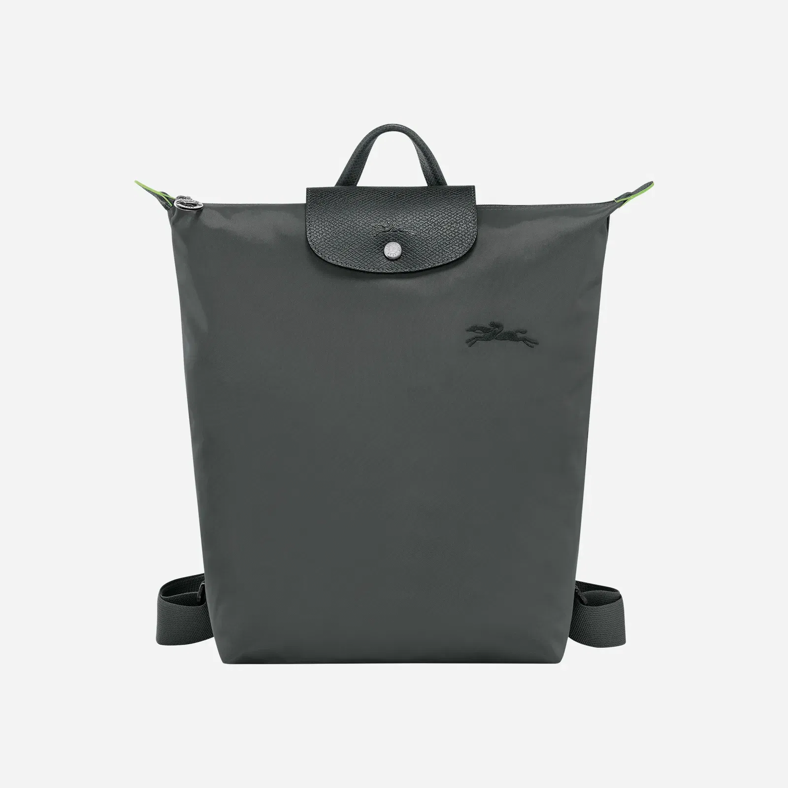 Longchamp Le Pliage Green M Backpack Graphite