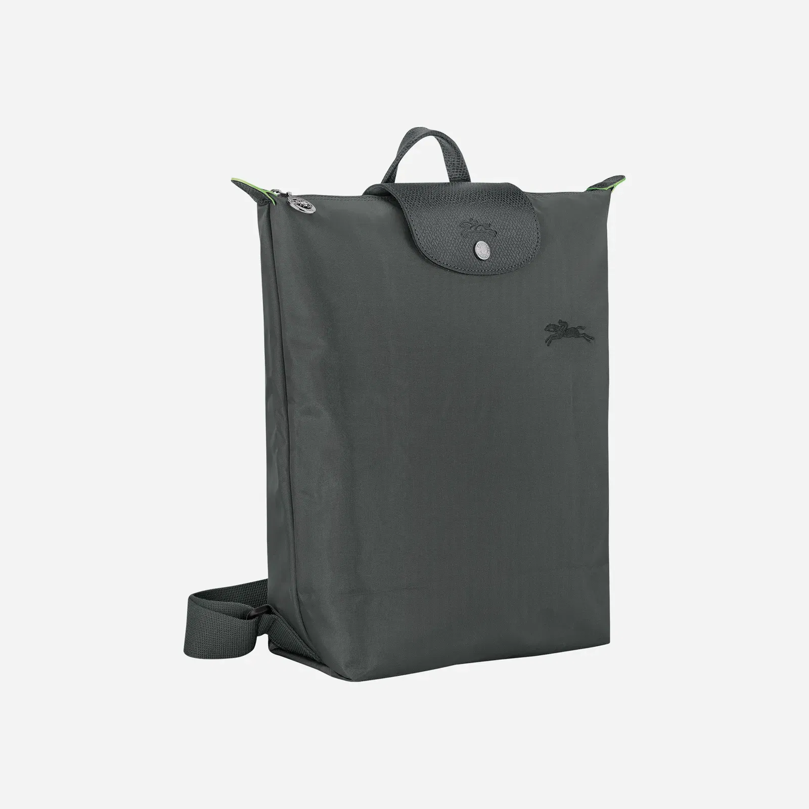 Longchamp Le Pliage Green M Backpack Graphite