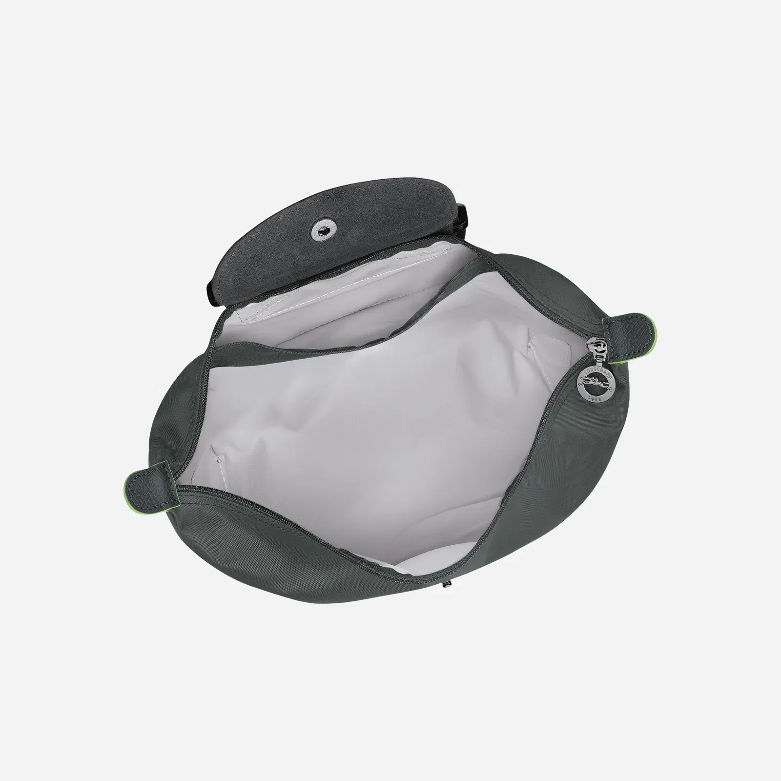 Longchamp Le Pliage Green M Backpack Graphite