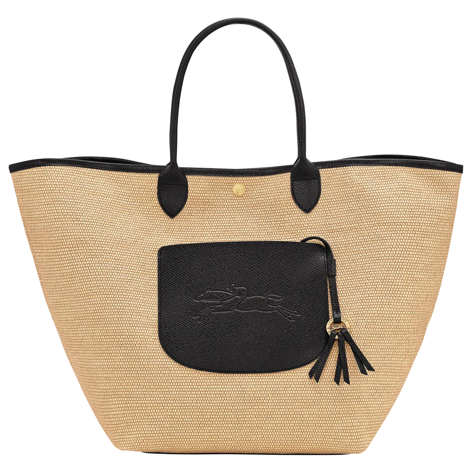 Longchamp Le Pliage Collection L Basket bag Black