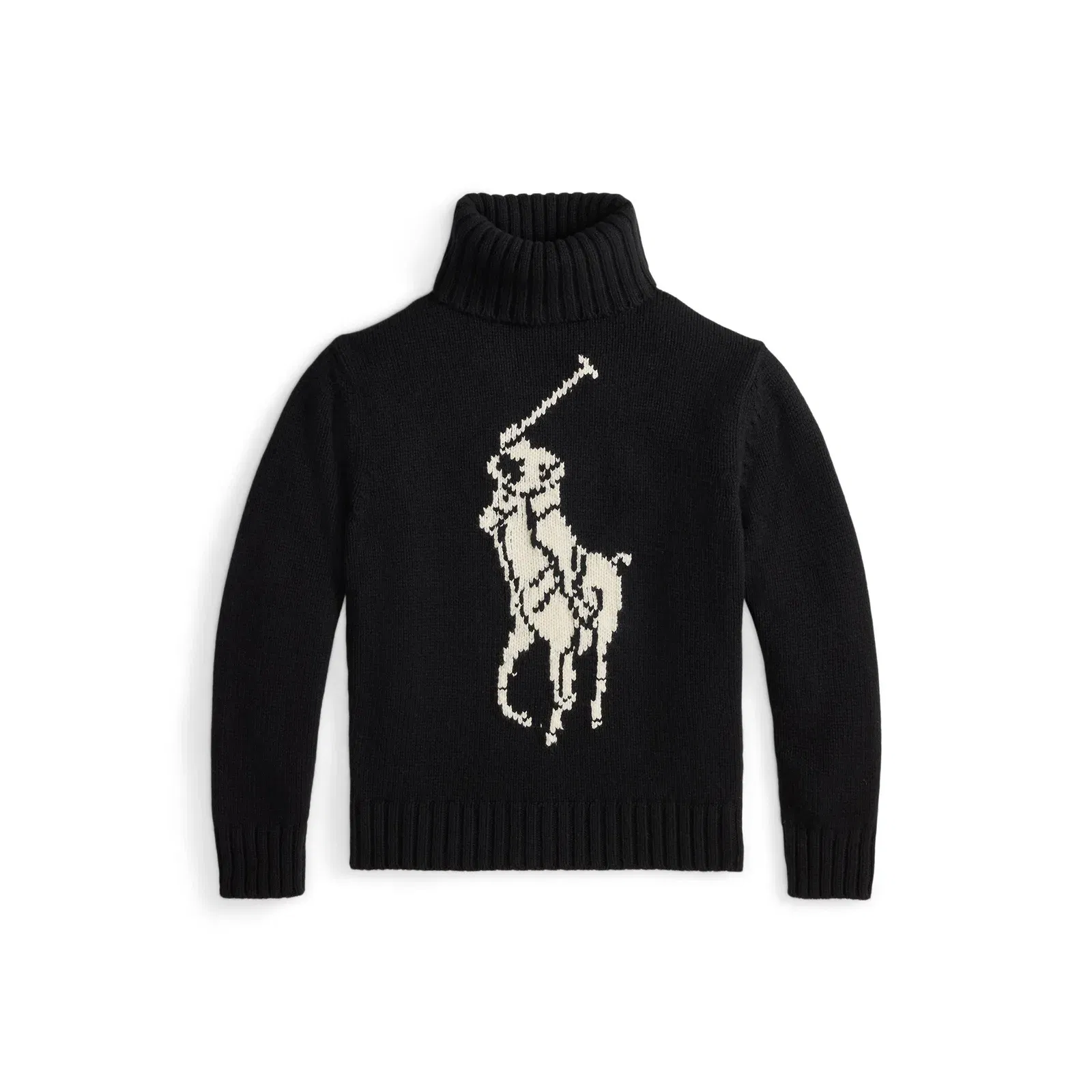 Pony Knitted Crew Neck Jumper