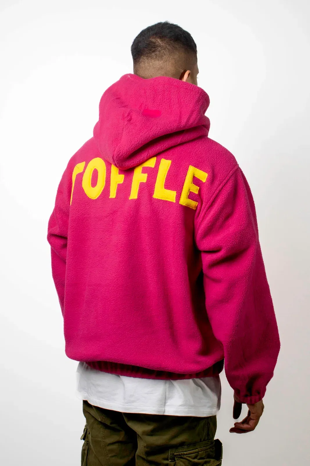 Maroon Polar Fleece Hoodie