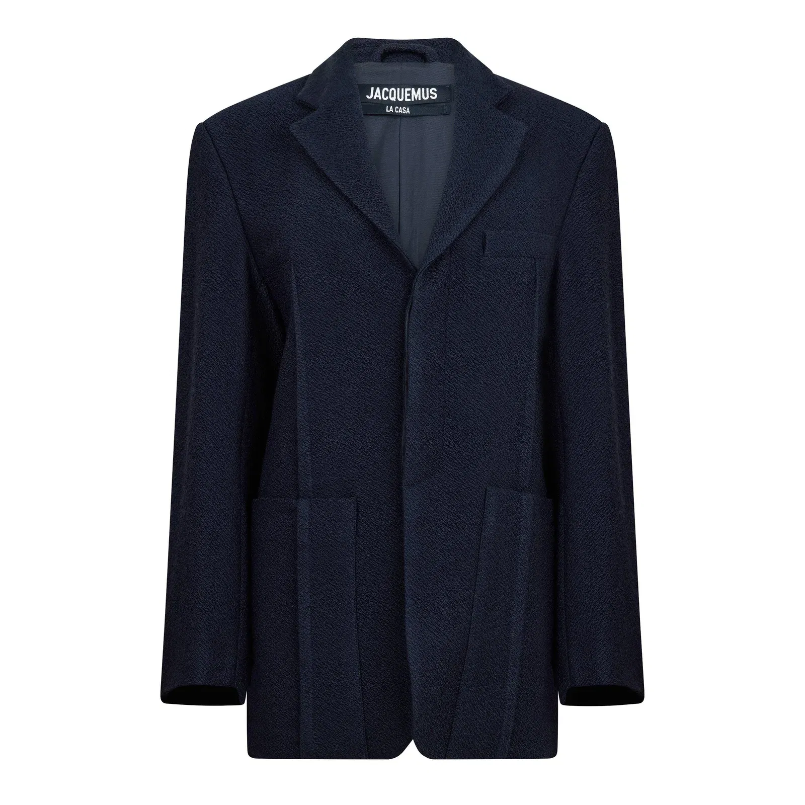 Le Veste D'Homme Oversized Wool Long Sleeve Blazer