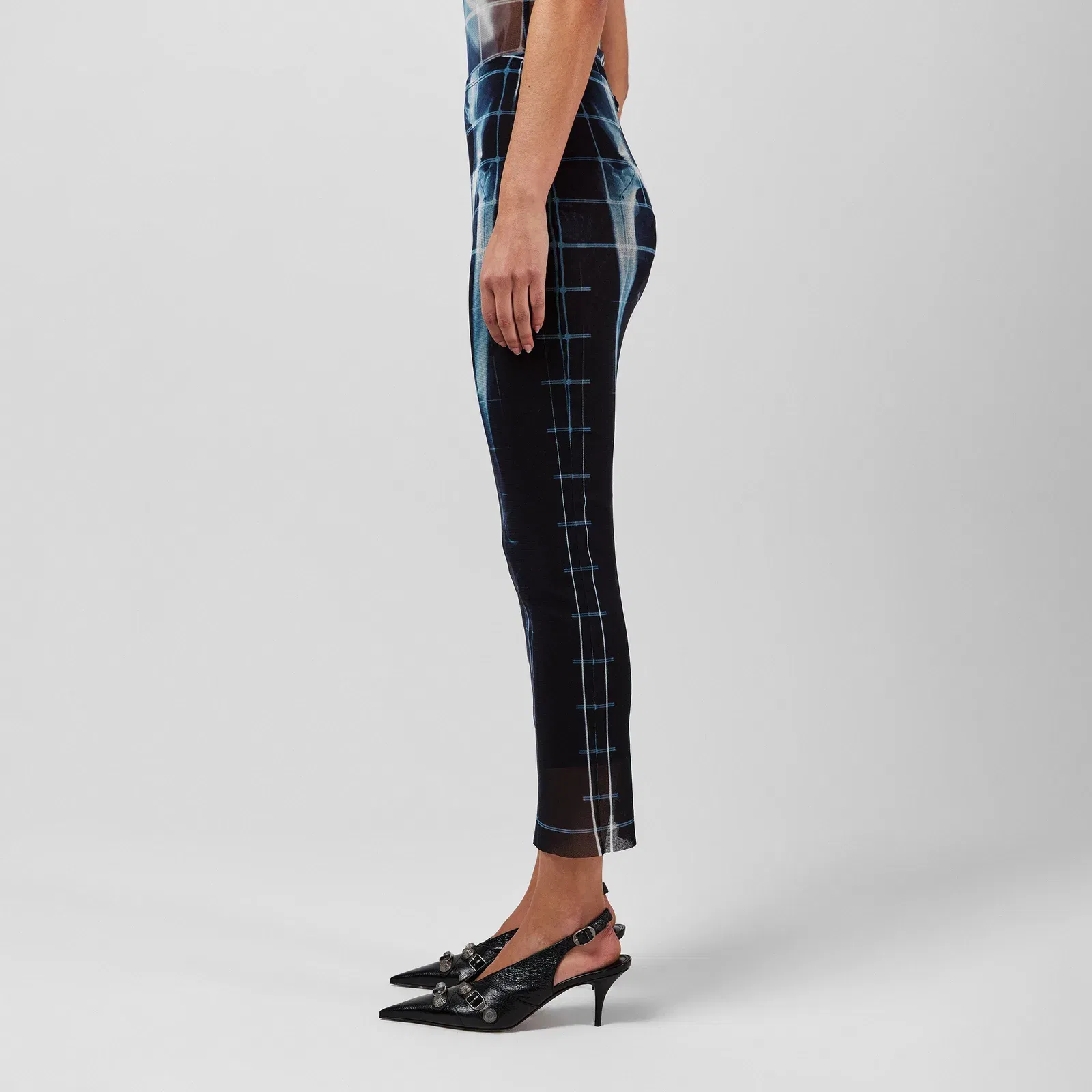 Skeleton High-Waisted Maxi Skirt