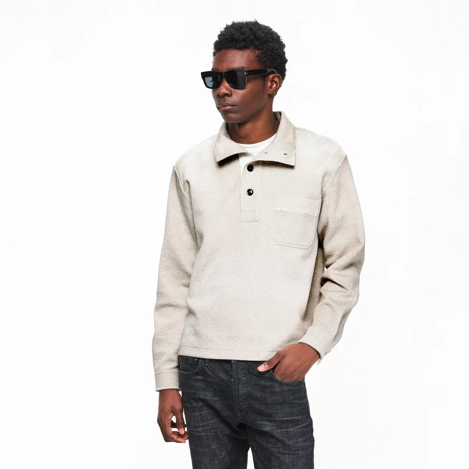 Half Button Pullover