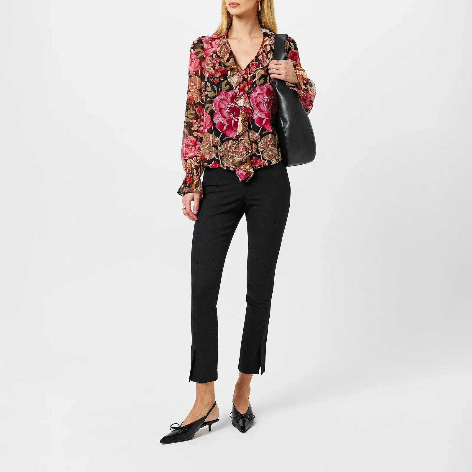 Cristii Long-Sleeve Patterned Shirt