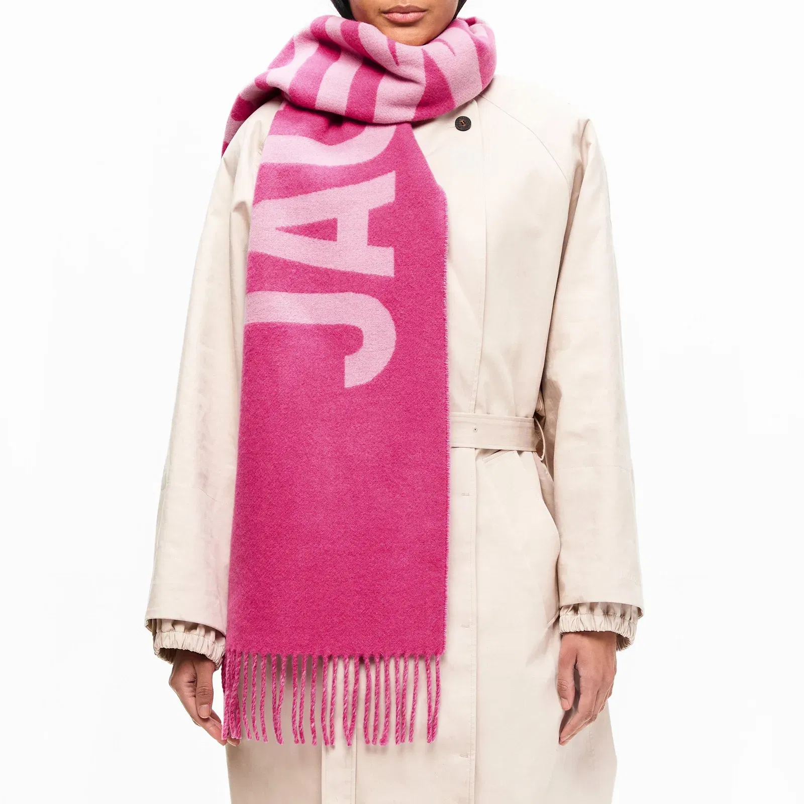 Jacquard Wool L'Écharpe Scarf