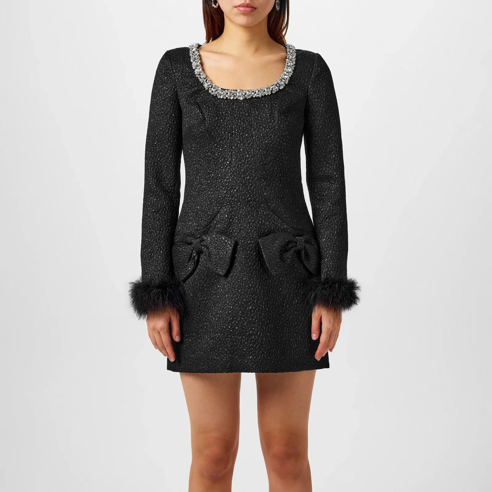 Metallic Mini Dress