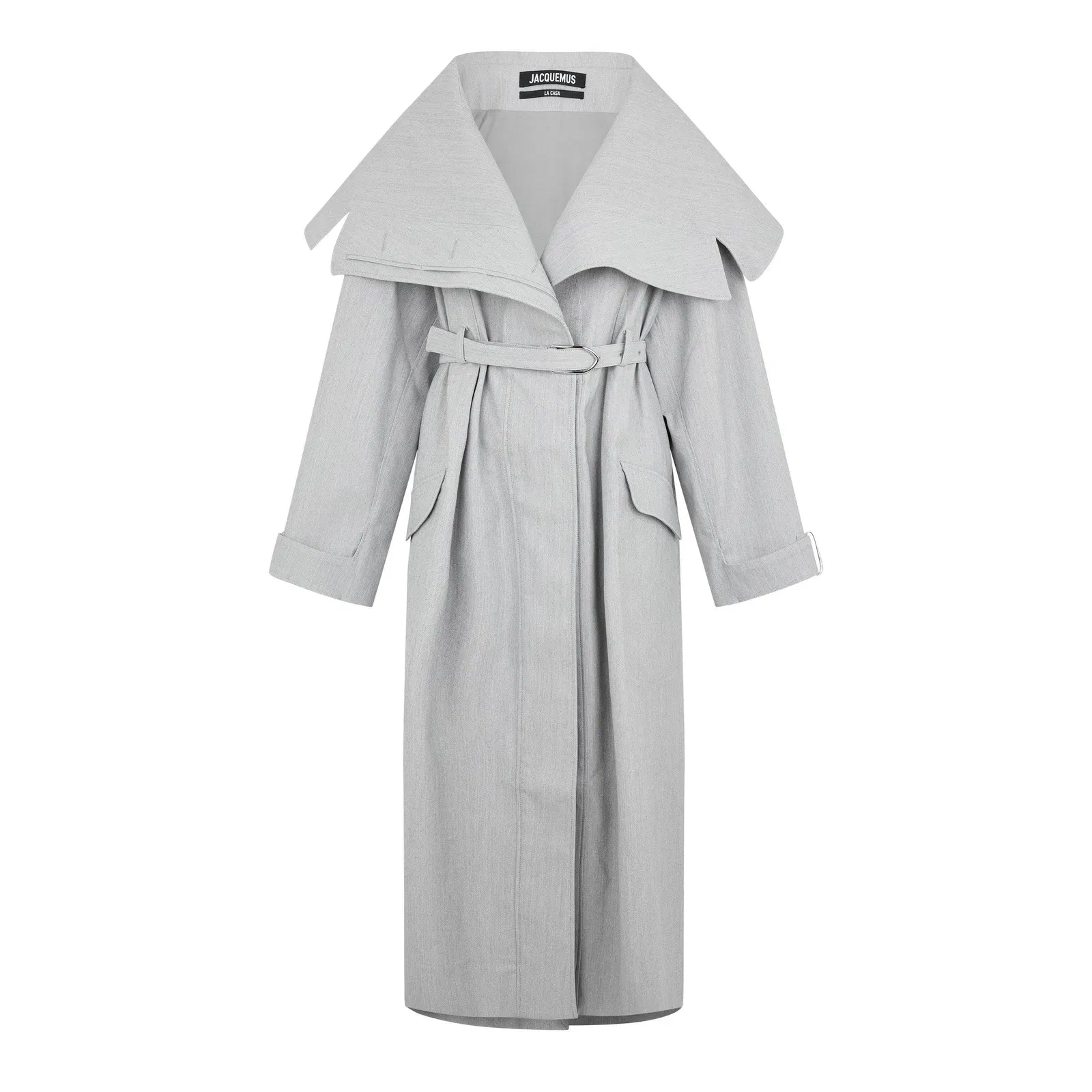 Le Caruso Long Sleeve Long Oversized Fit Trench Coat