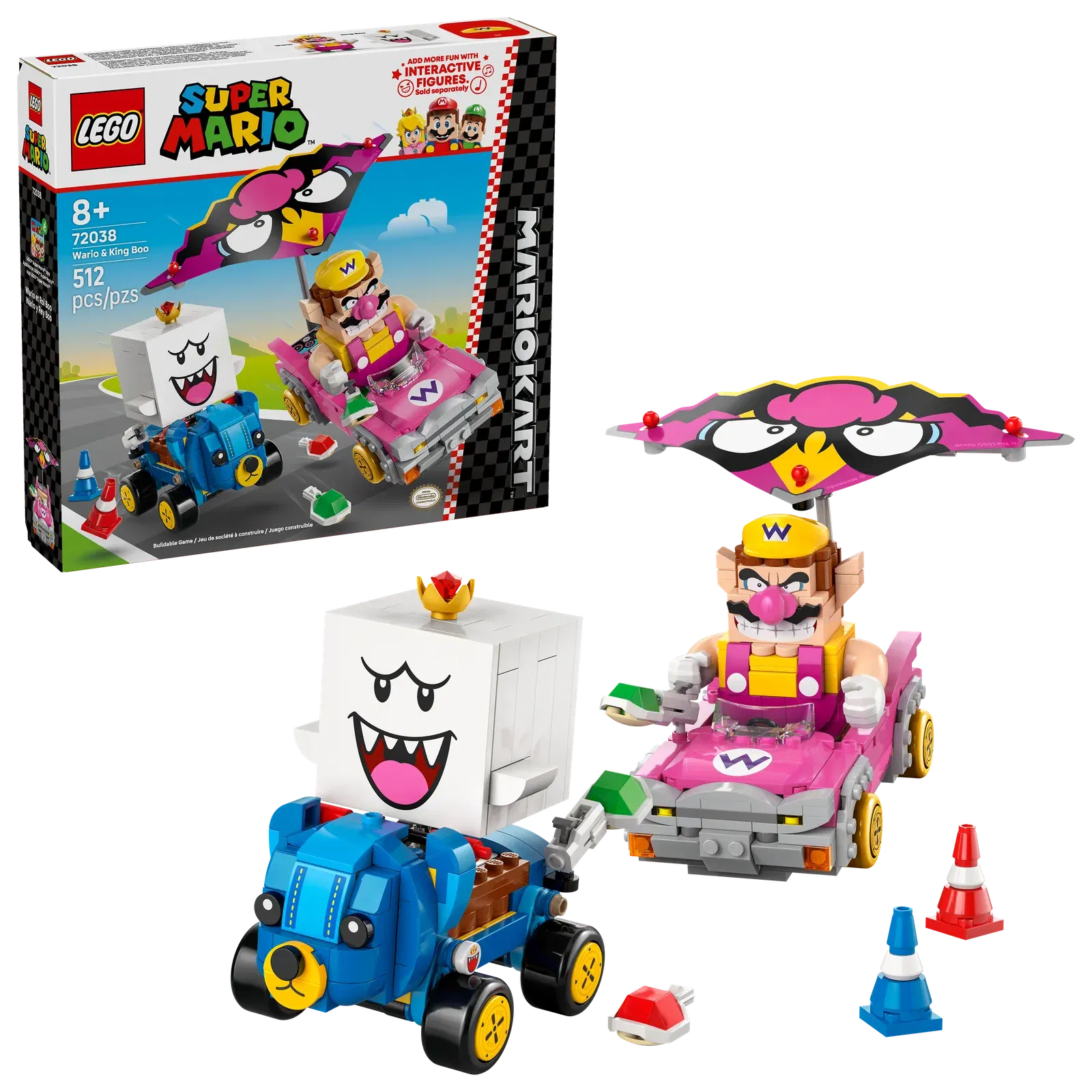 Lego Mario Kart Wario King Boo