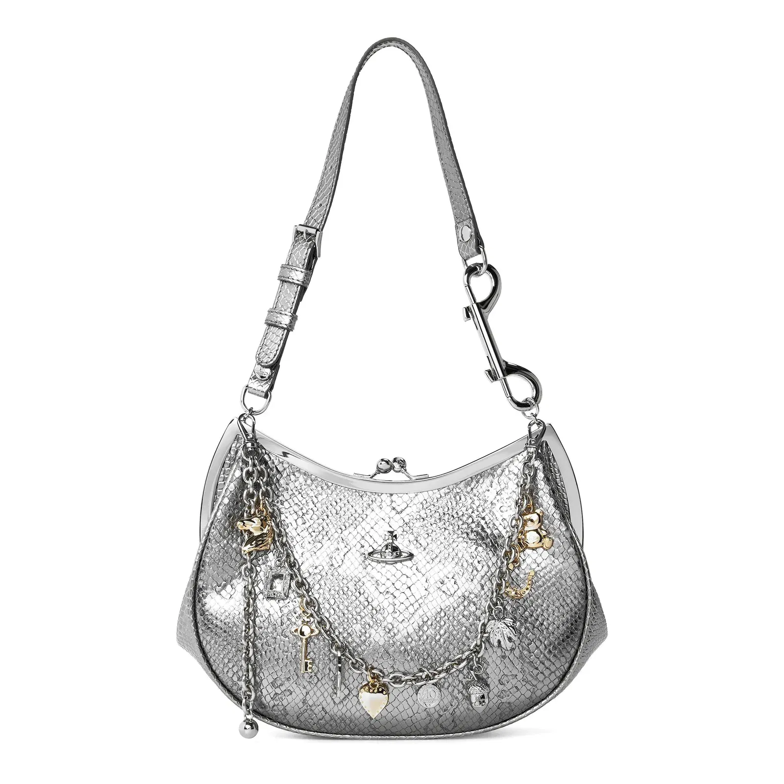 Charm Frame Shoulder Bag