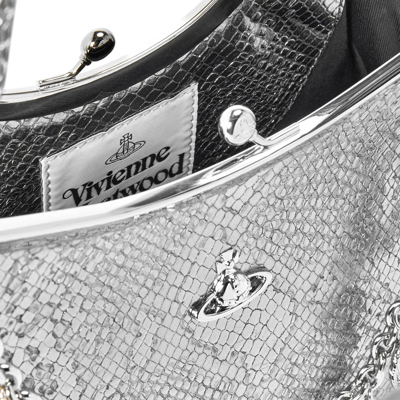 Charm Frame Shoulder Bag