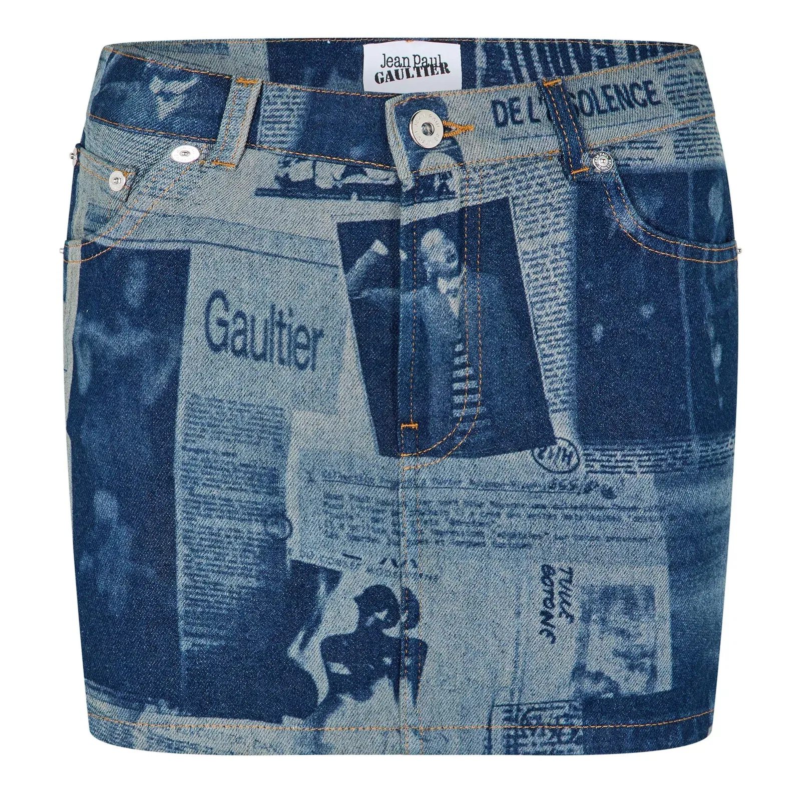 JPG Newspaper Skirt Ld54