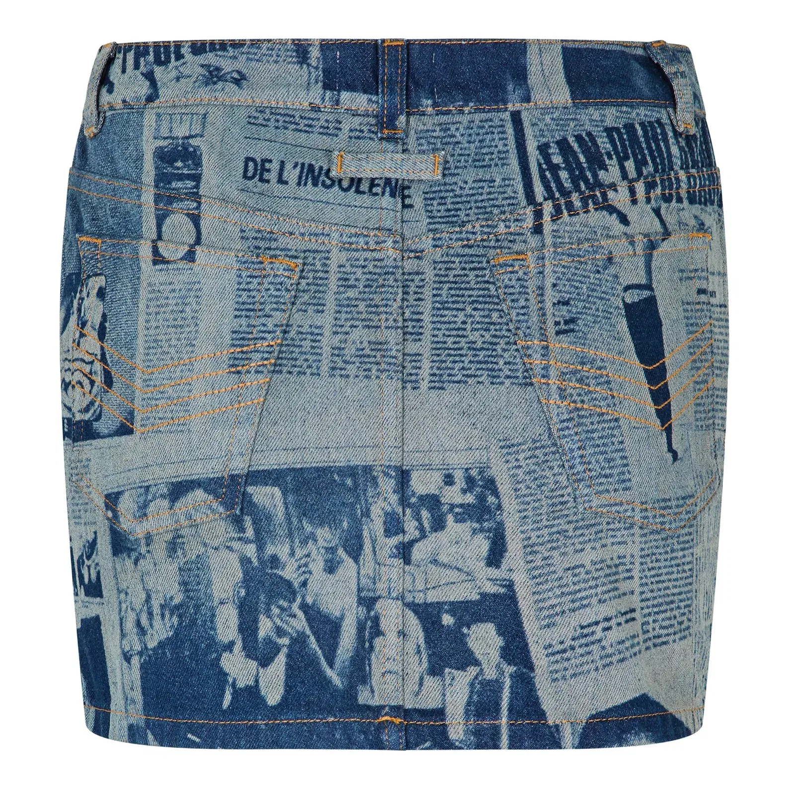 JPG Newspaper Skirt Ld54