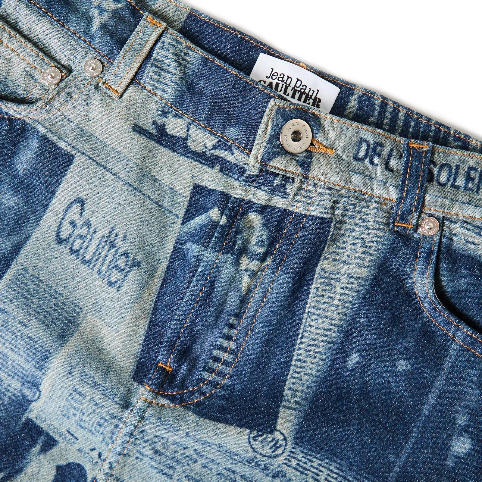 JPG Newspaper Skirt Ld54