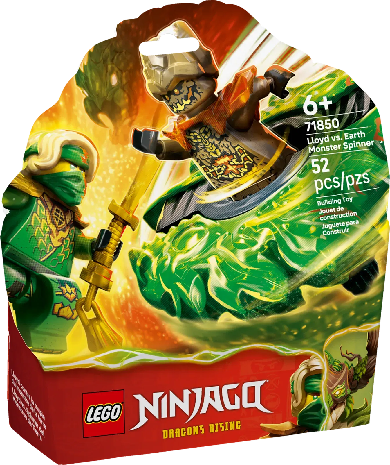 Lego Lloyd vs Earth Monster Spinner