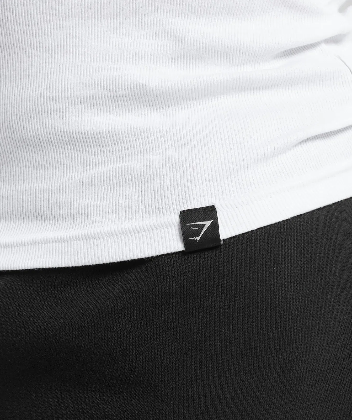 Gymshark Ribbed Long Sleeve T-Shirt - White