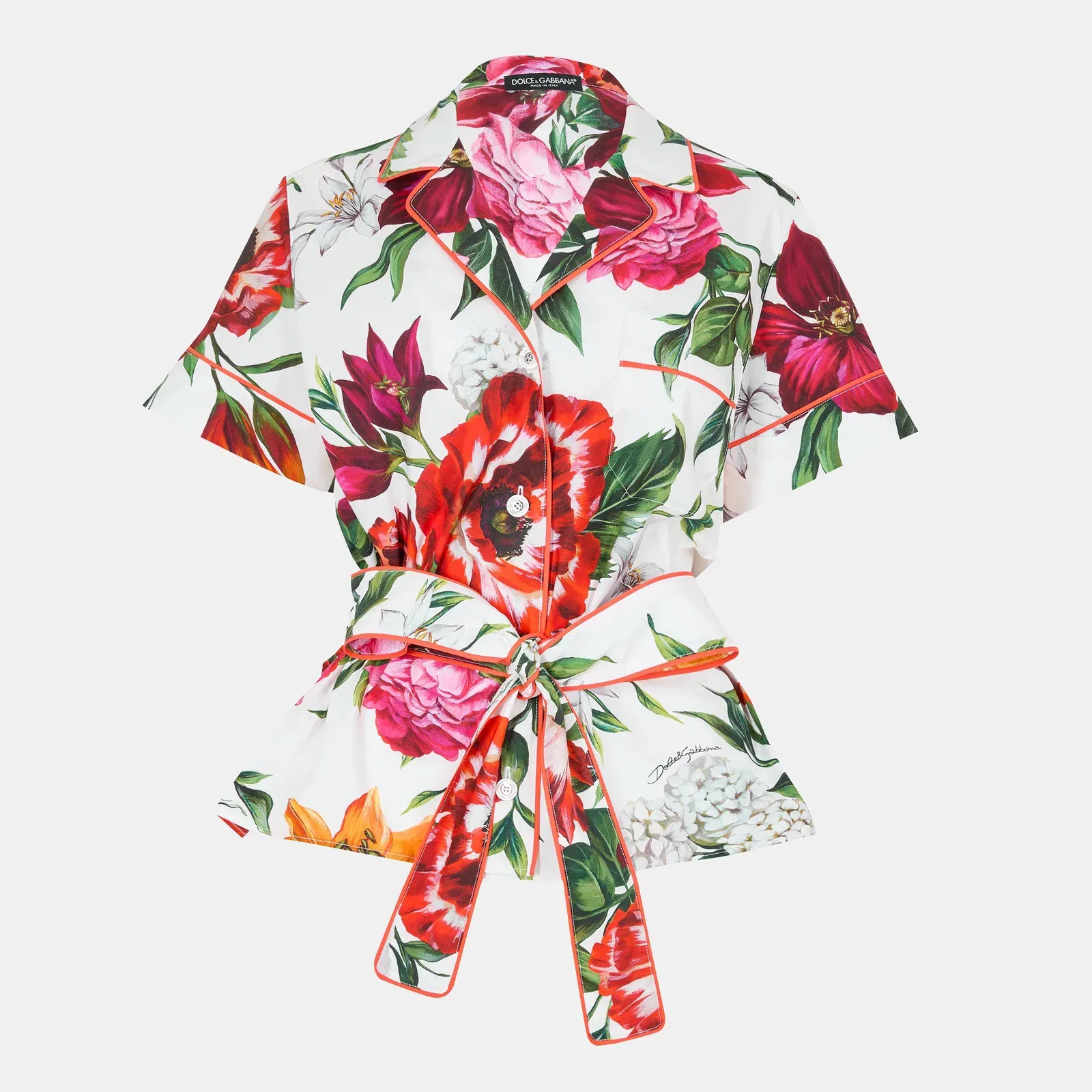 Patterned Short Sleeve Shirt