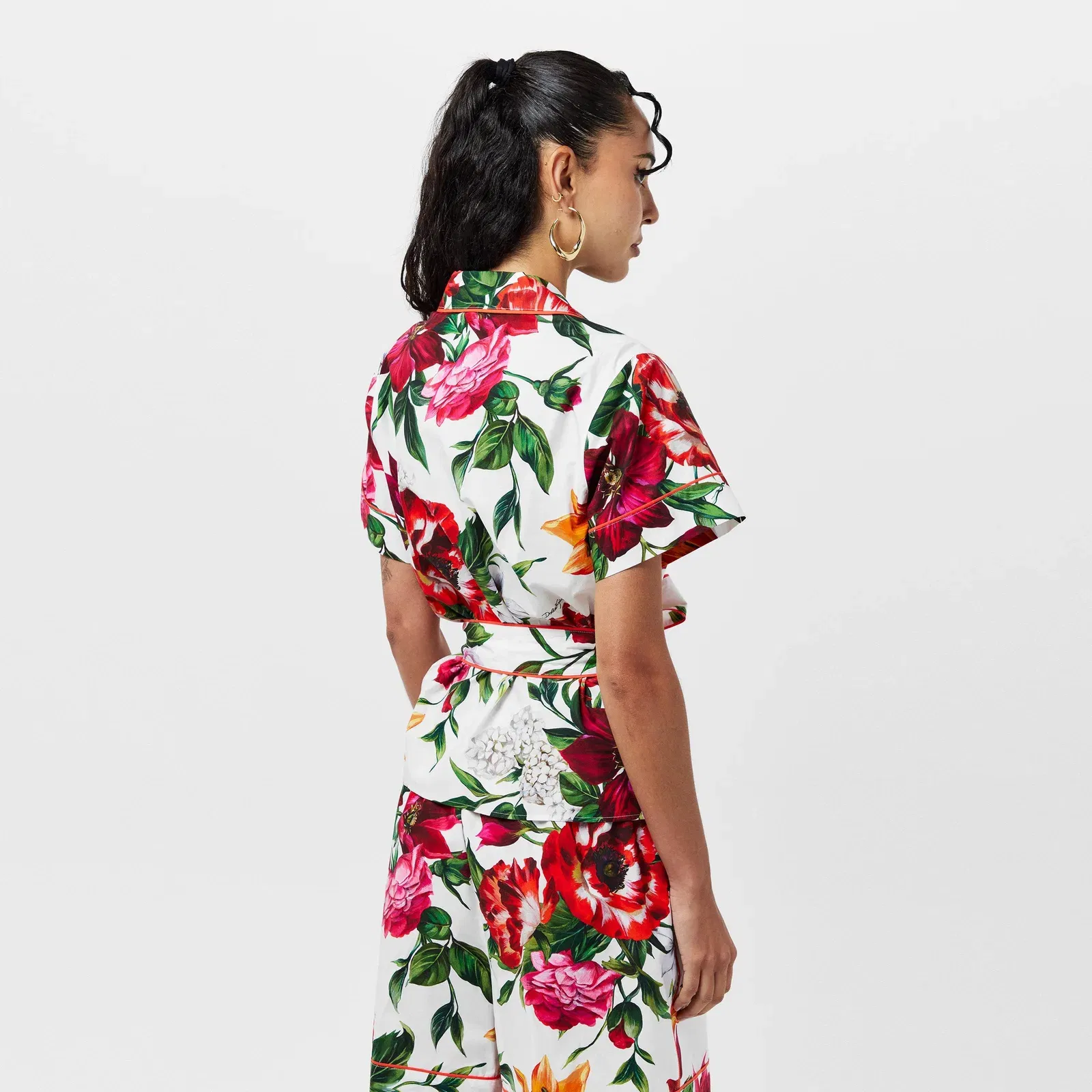 Patterned Short Sleeve Shirt