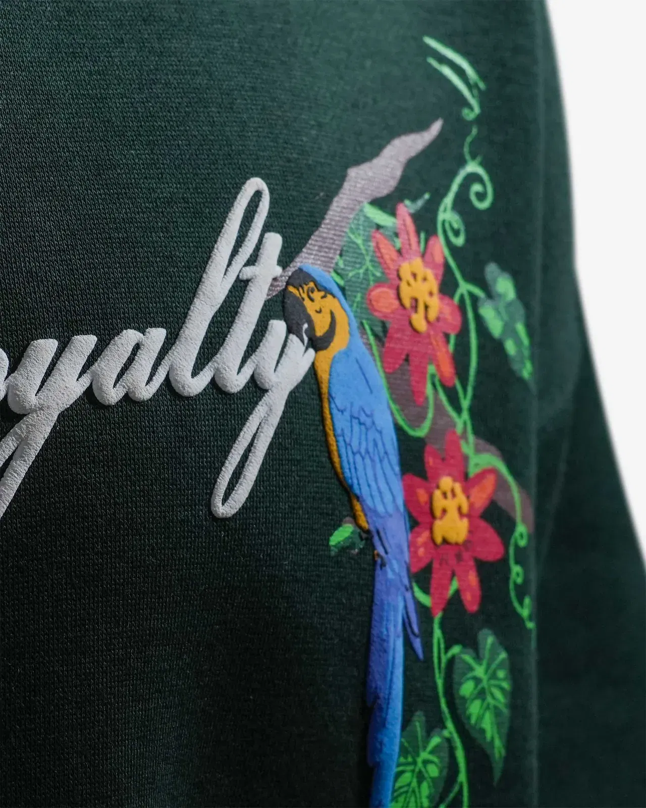 Nature's Royalty - Bottle Green Oversized Zipper Hoodie