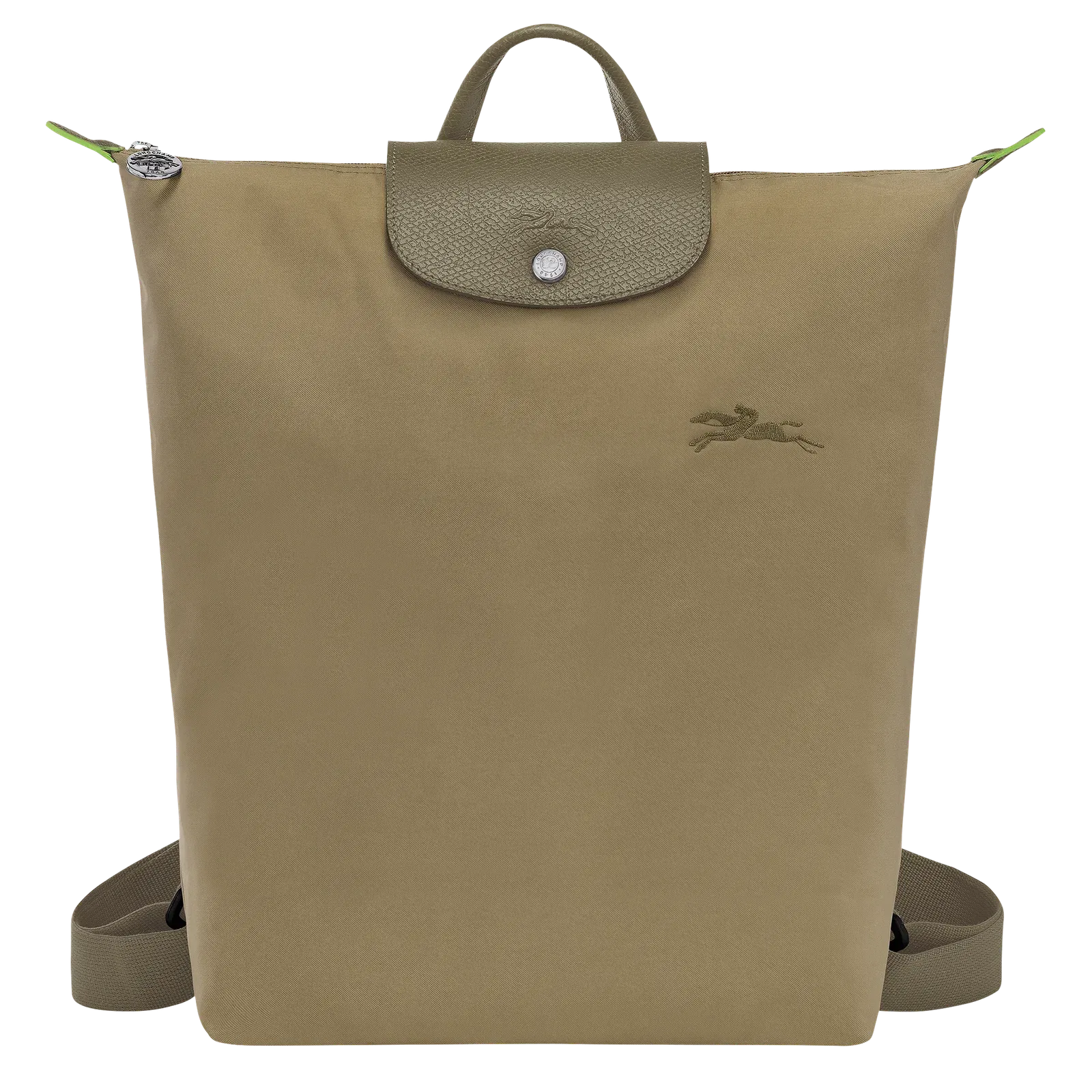 Longchamp Le Pliage Green M Backpack Artichoke