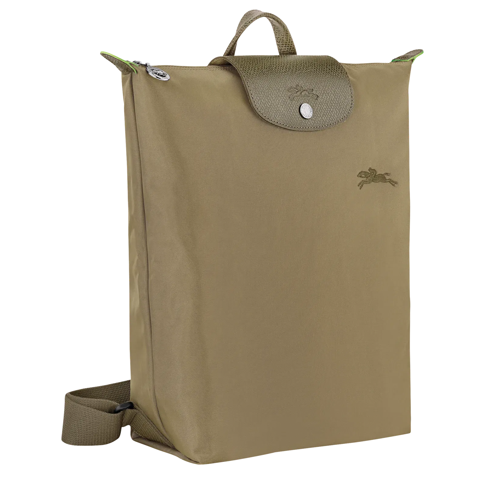 Longchamp Le Pliage Green M Backpack Artichoke