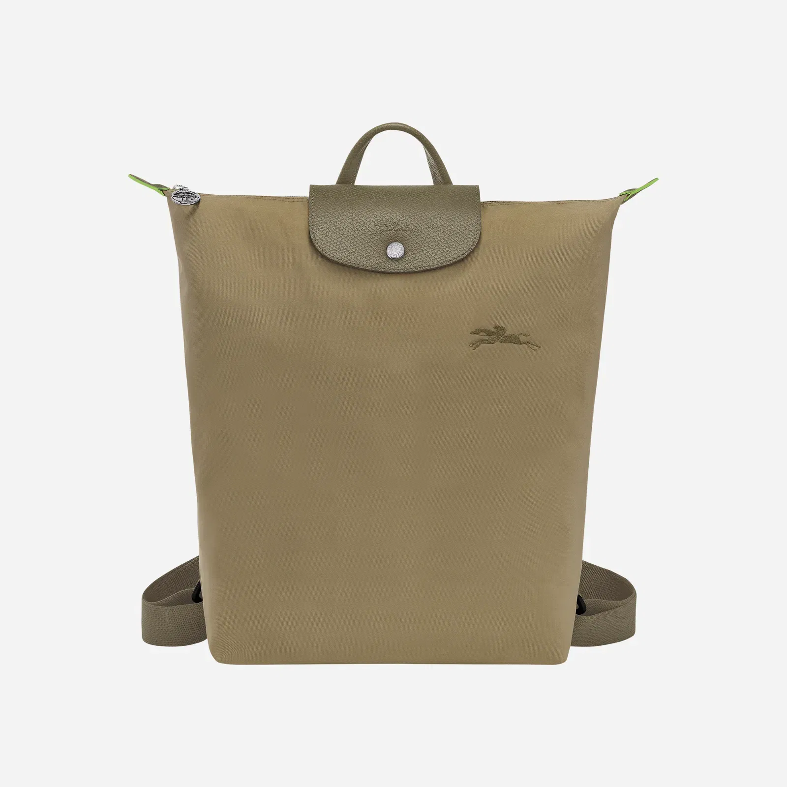 Longchamp Le Pliage Green M Backpack Artichoke