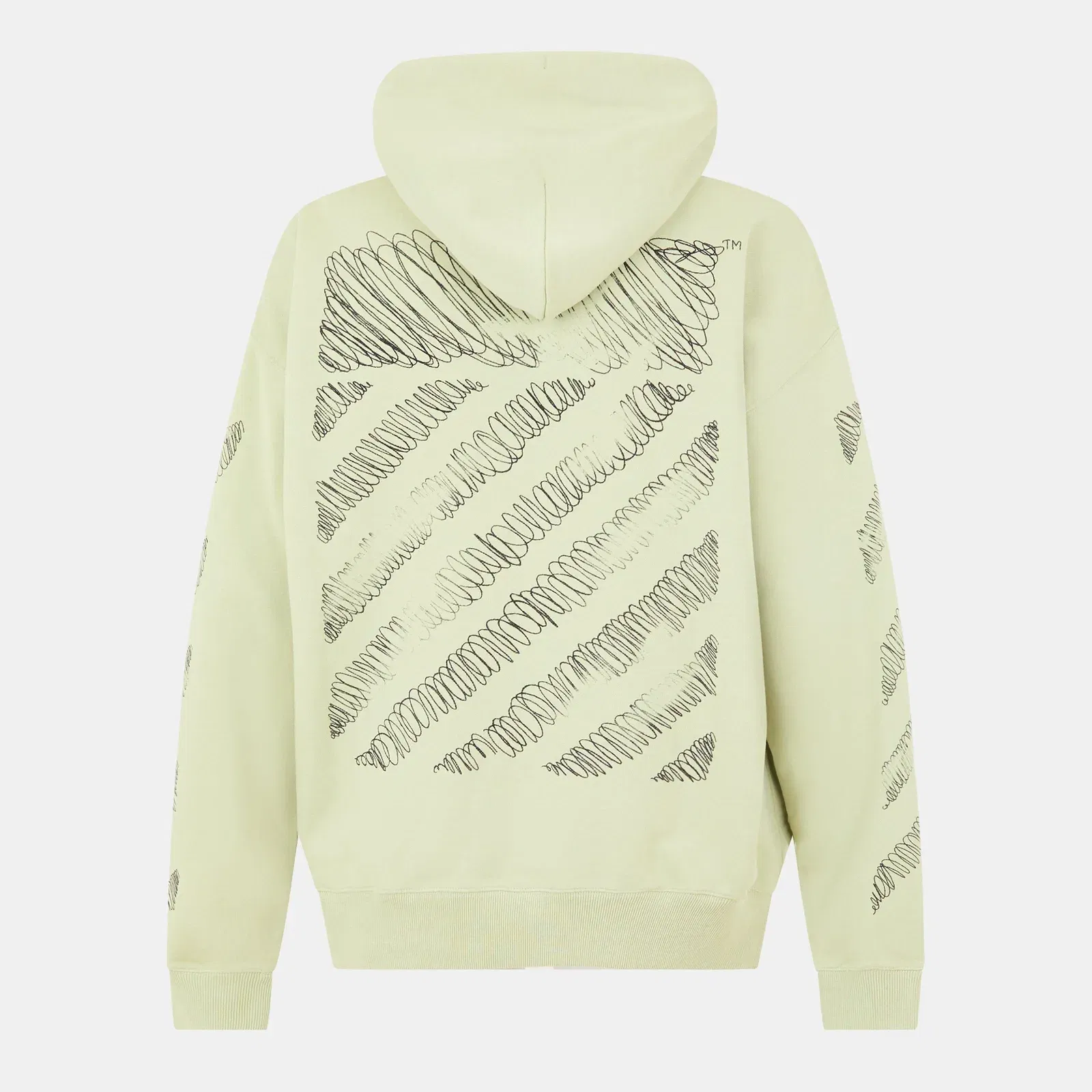 Scrib Diag Pullover Hoodie