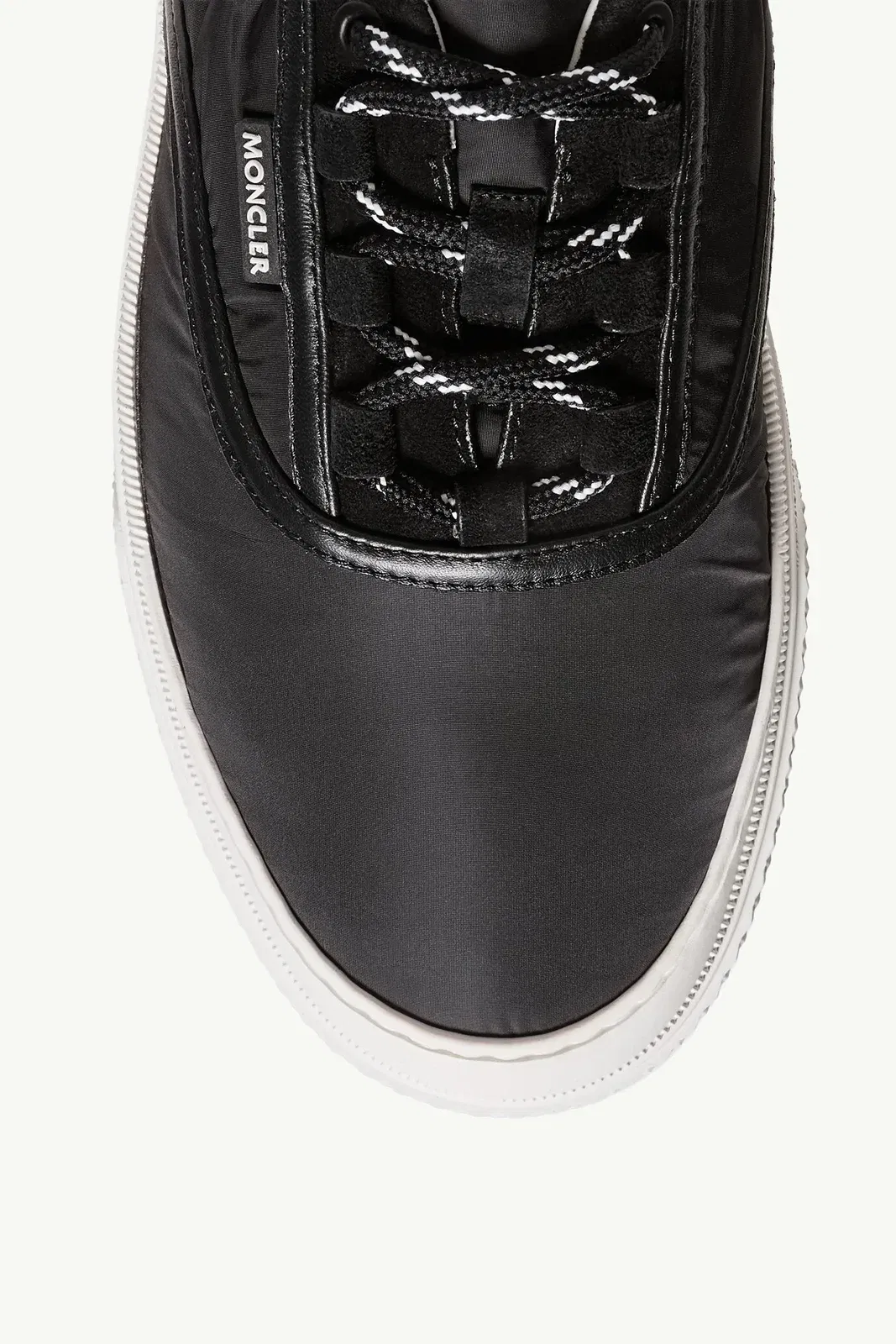 Moncler Vera Leisure Nylon Sneakers Black