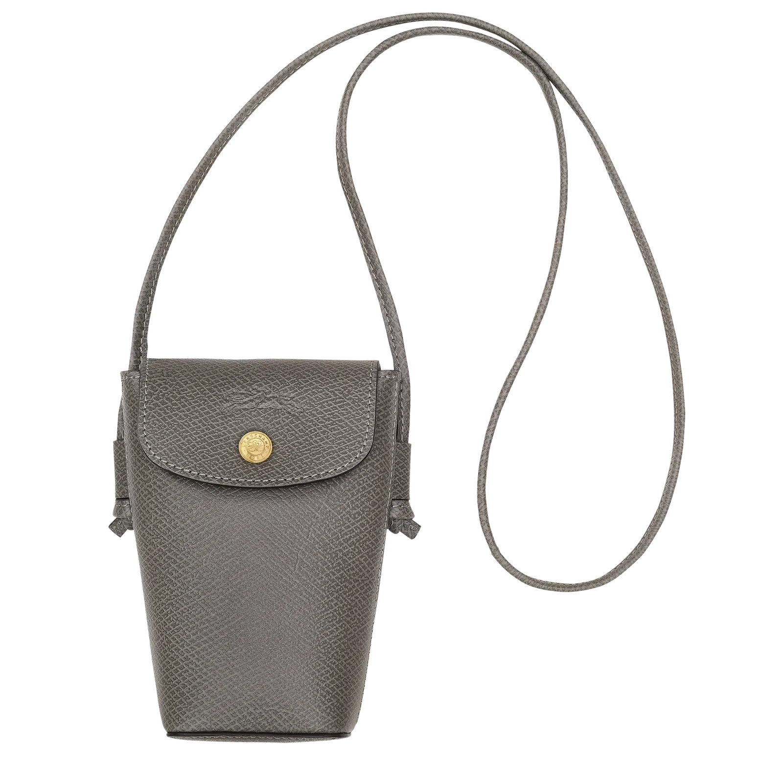 Longchamp Épure Phone case with leather lace Turtledove