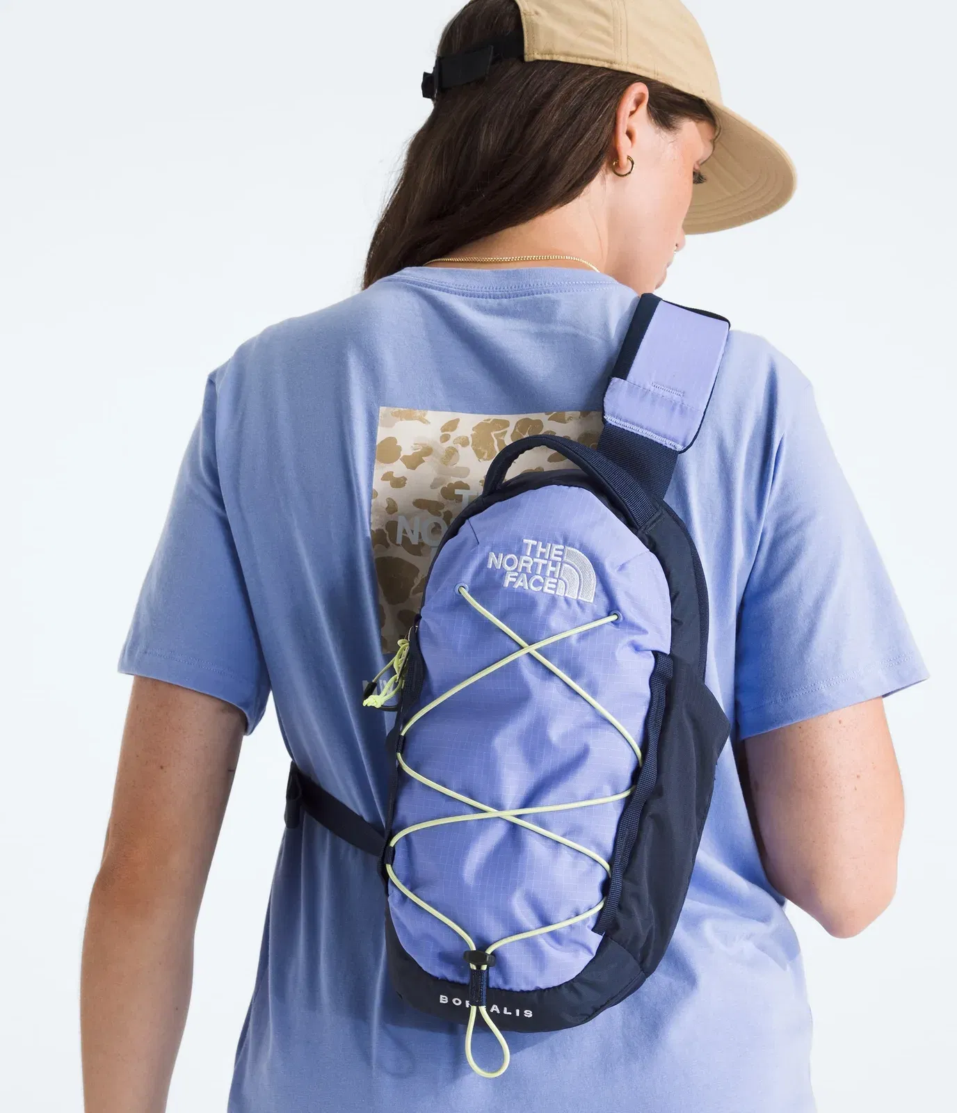 The North Face Borealis Sling Periwinkle Glow-Summit Navy-Lemon Mist