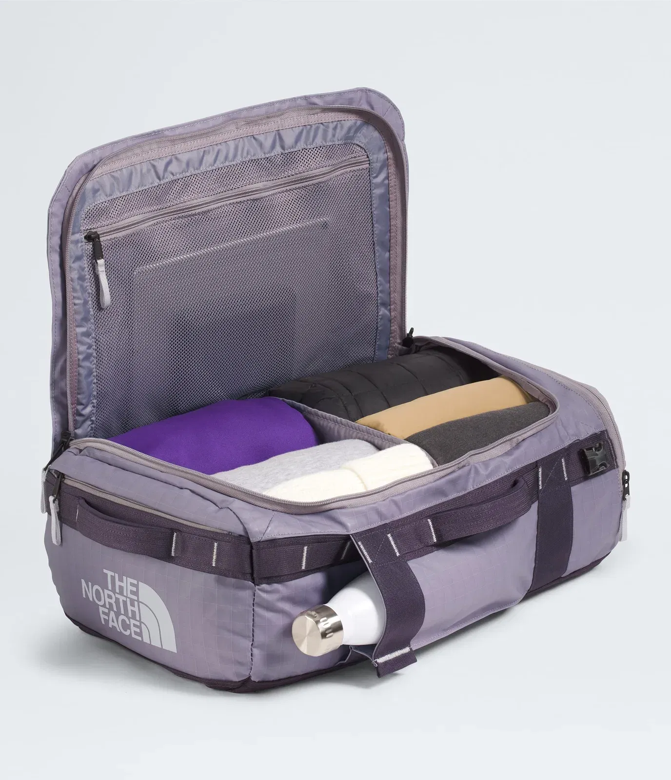 The North Face Base Camp™ Voyager Duffel—32L Transcendent Grey