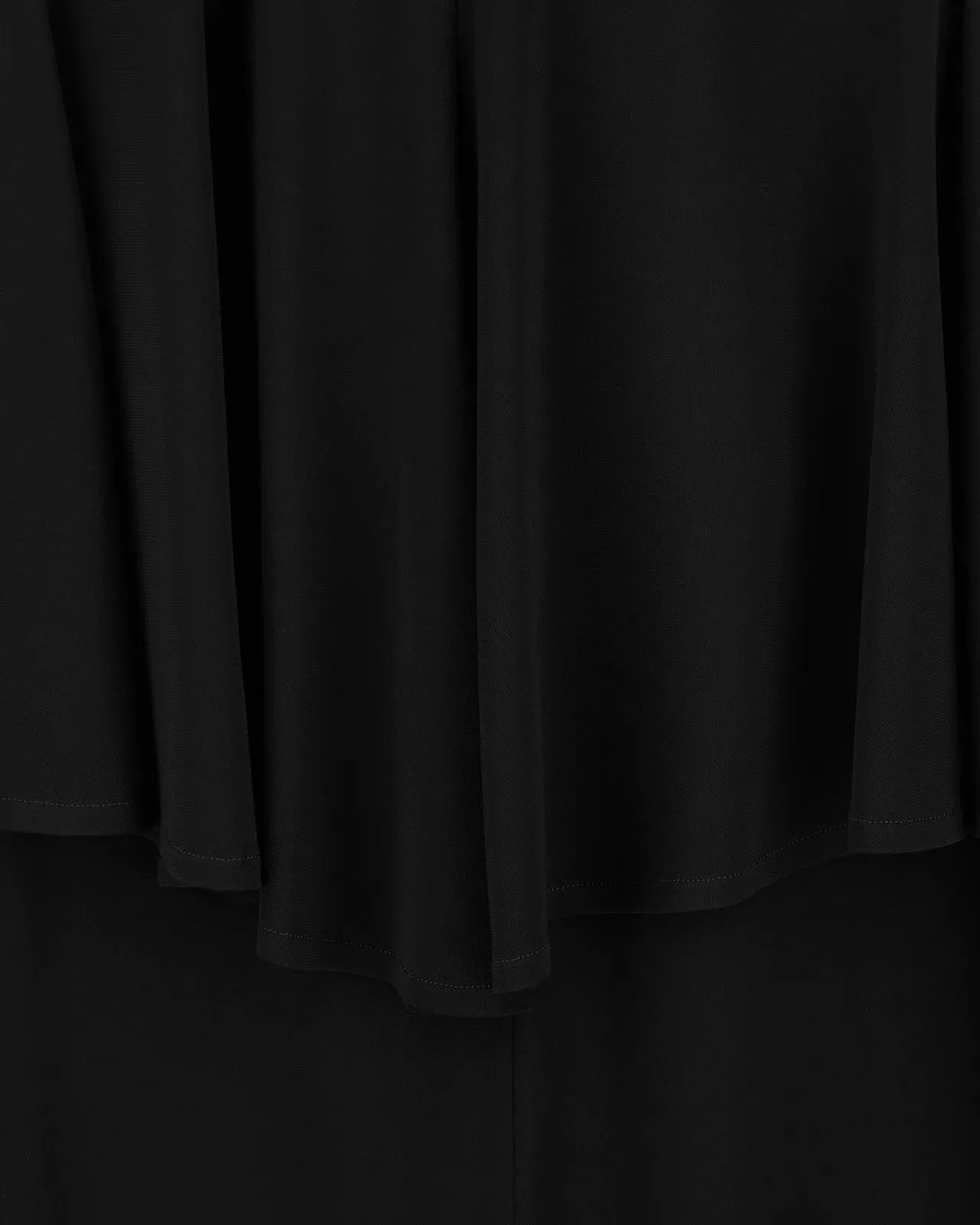 Emporio Armani Two-piece effect crêpe dress in stretch viscose