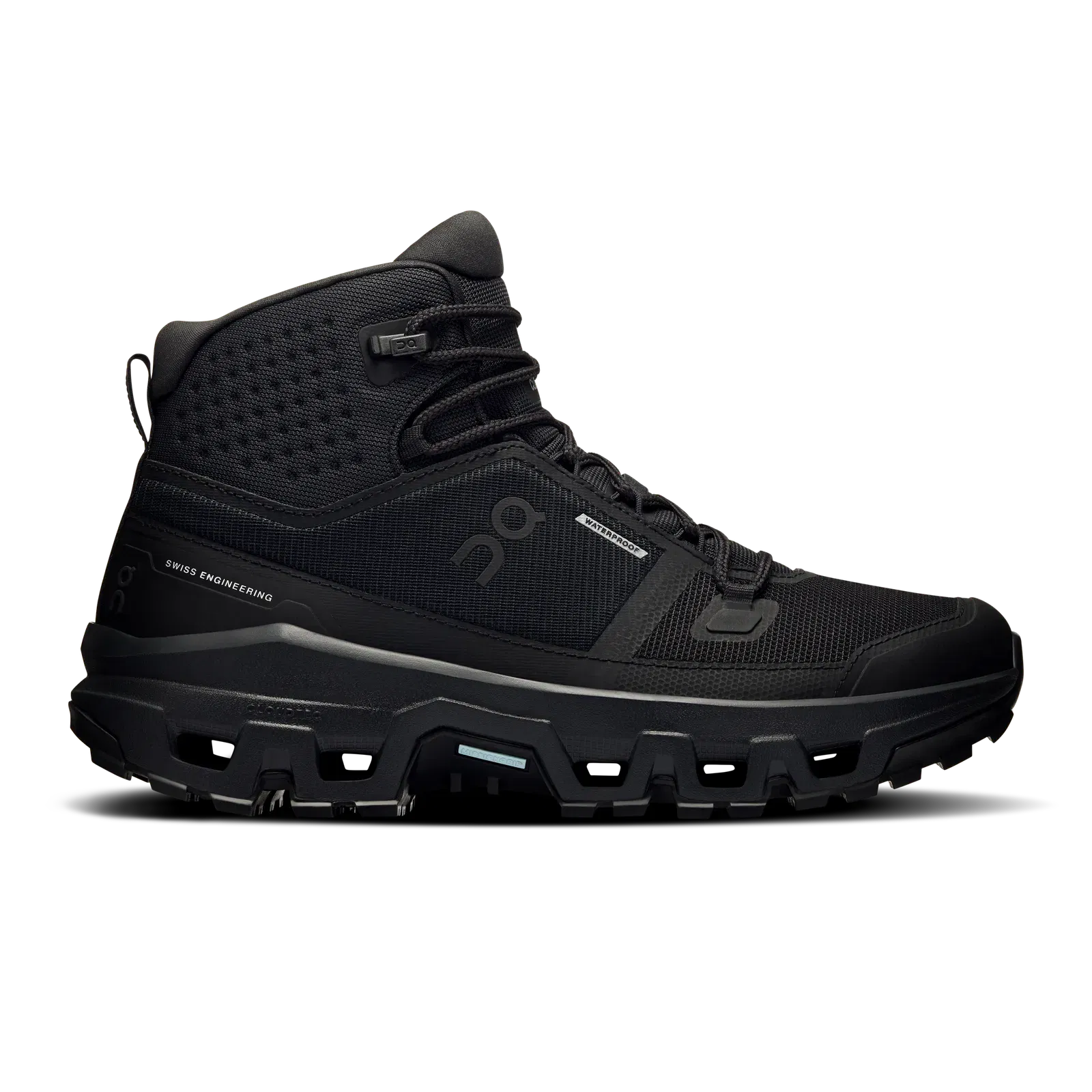 On Cloudrock Mid Waterproof Black Black (Women'S)