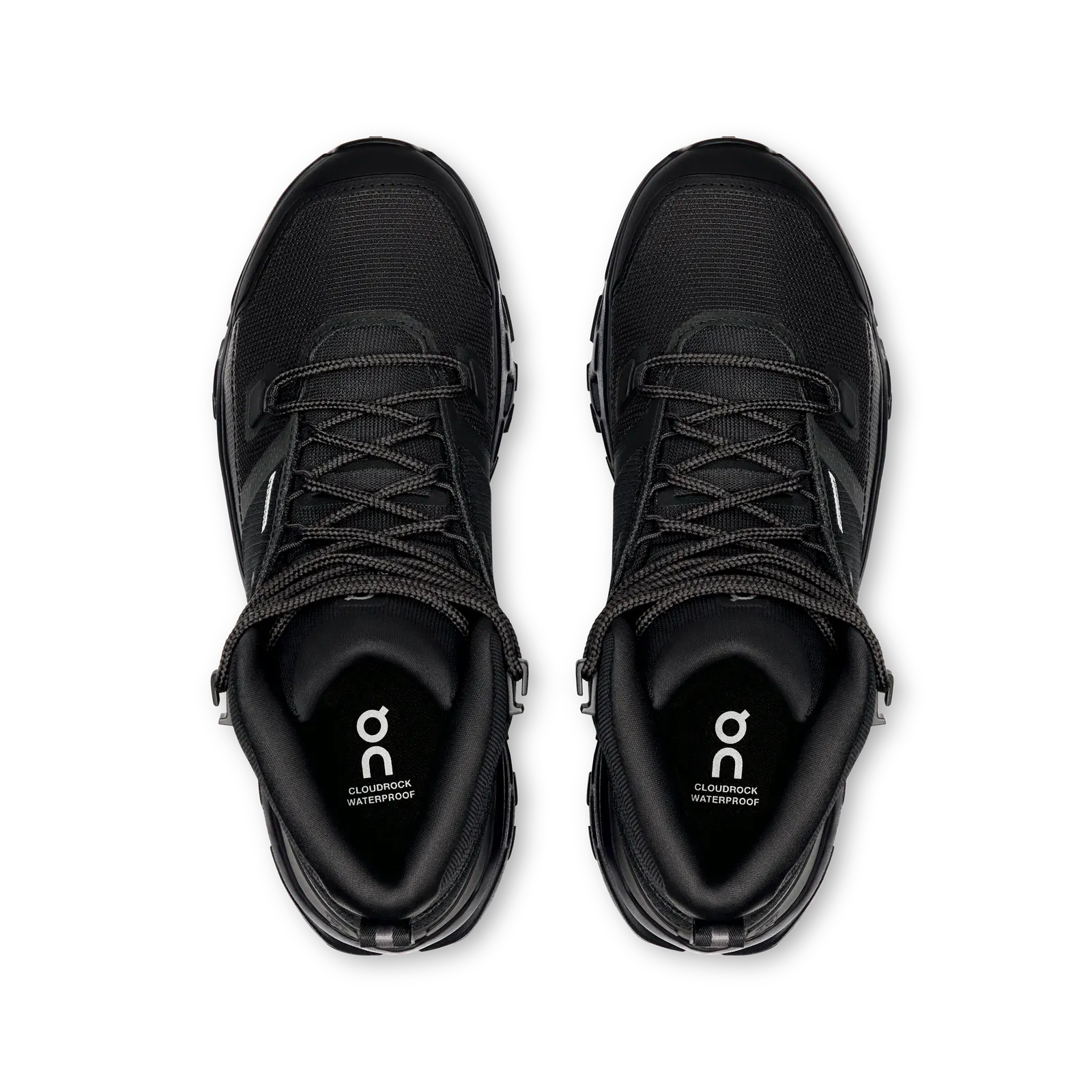 On Cloudrock Mid Waterproof Black Black (Women'S)