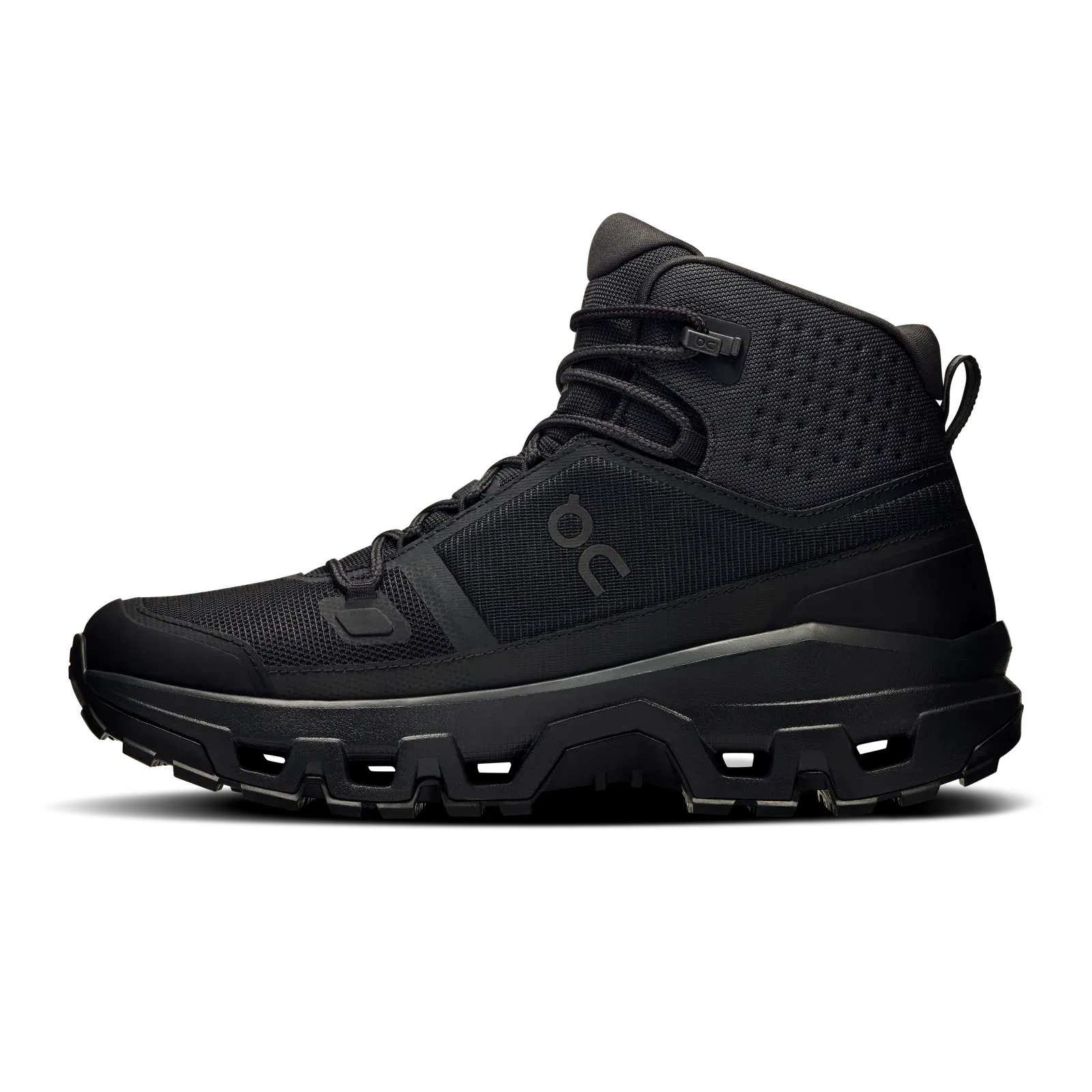 On Cloudrock Mid Waterproof Black Black (Women'S)