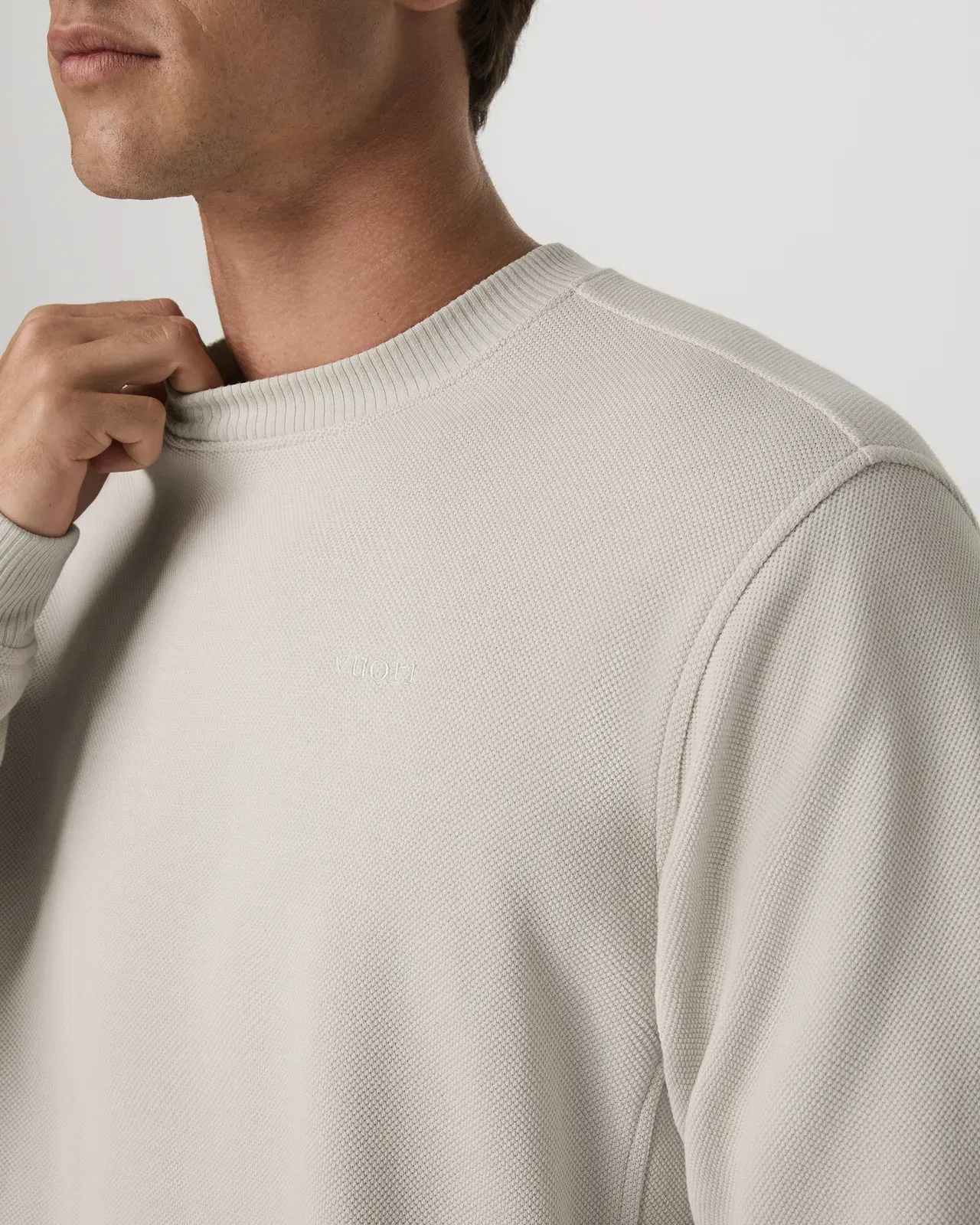 Vuori Pique Fleece Crew