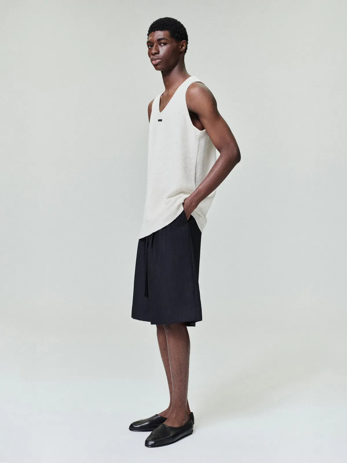 Essentials Knitted Tank Top Cream