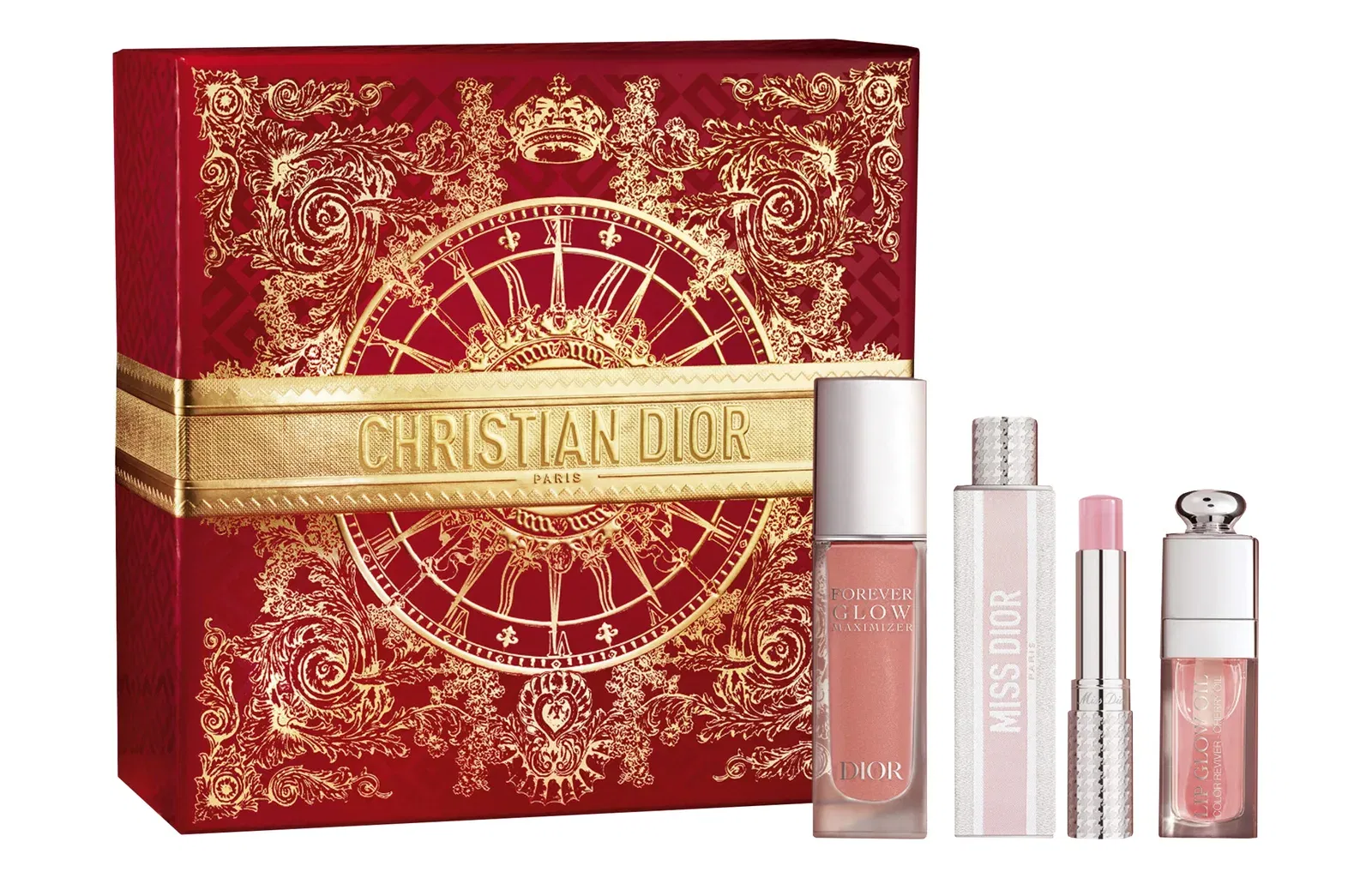 Dior Sample Set New Year Limited Miss Dior Solid Perfume Lemon Rose Scent Blush 11Ml Solid Fragrance 3 2G Lip Oil 6Ml 641530285
