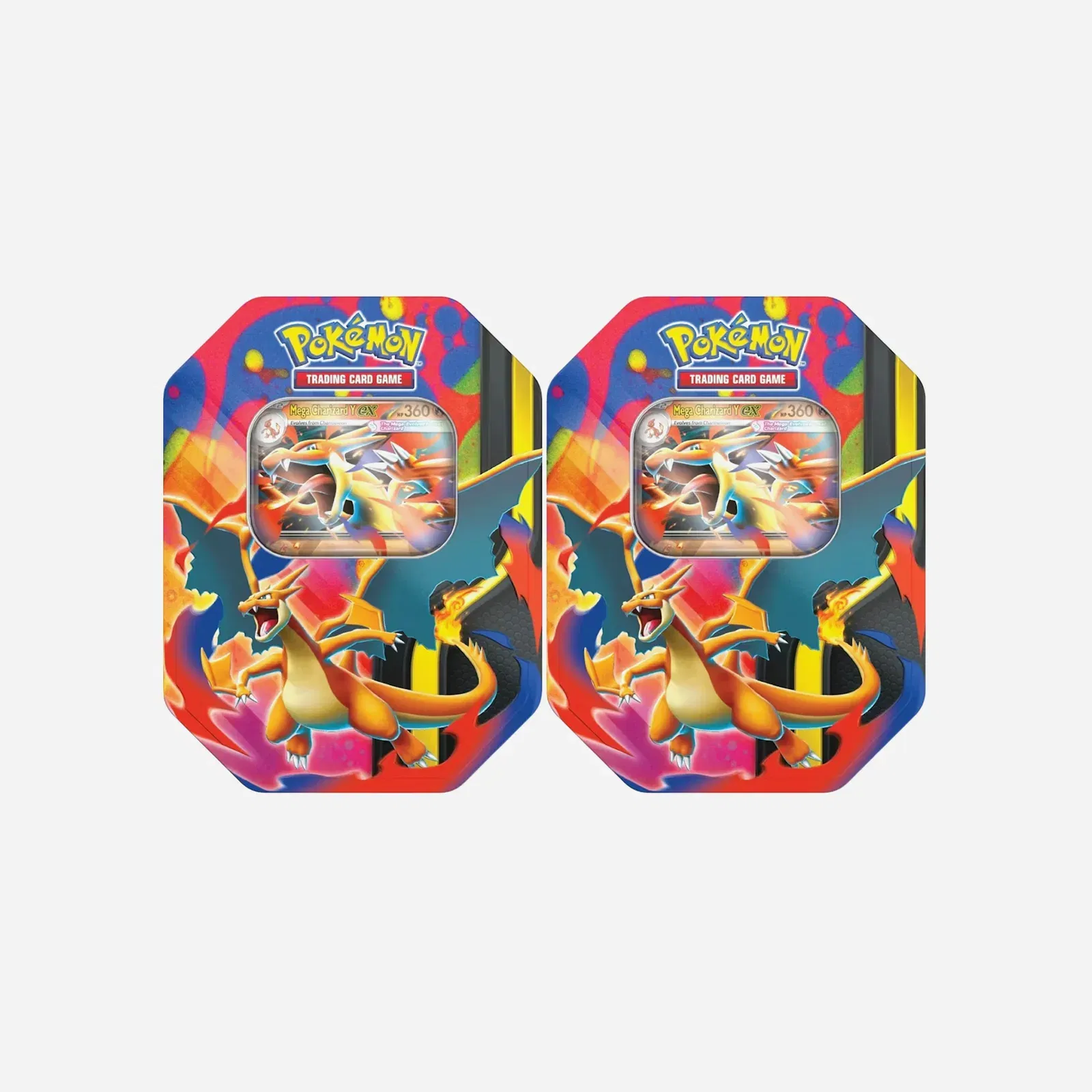 2026 Pokemon Mega Charizard Y Ex Tin 2X Lot