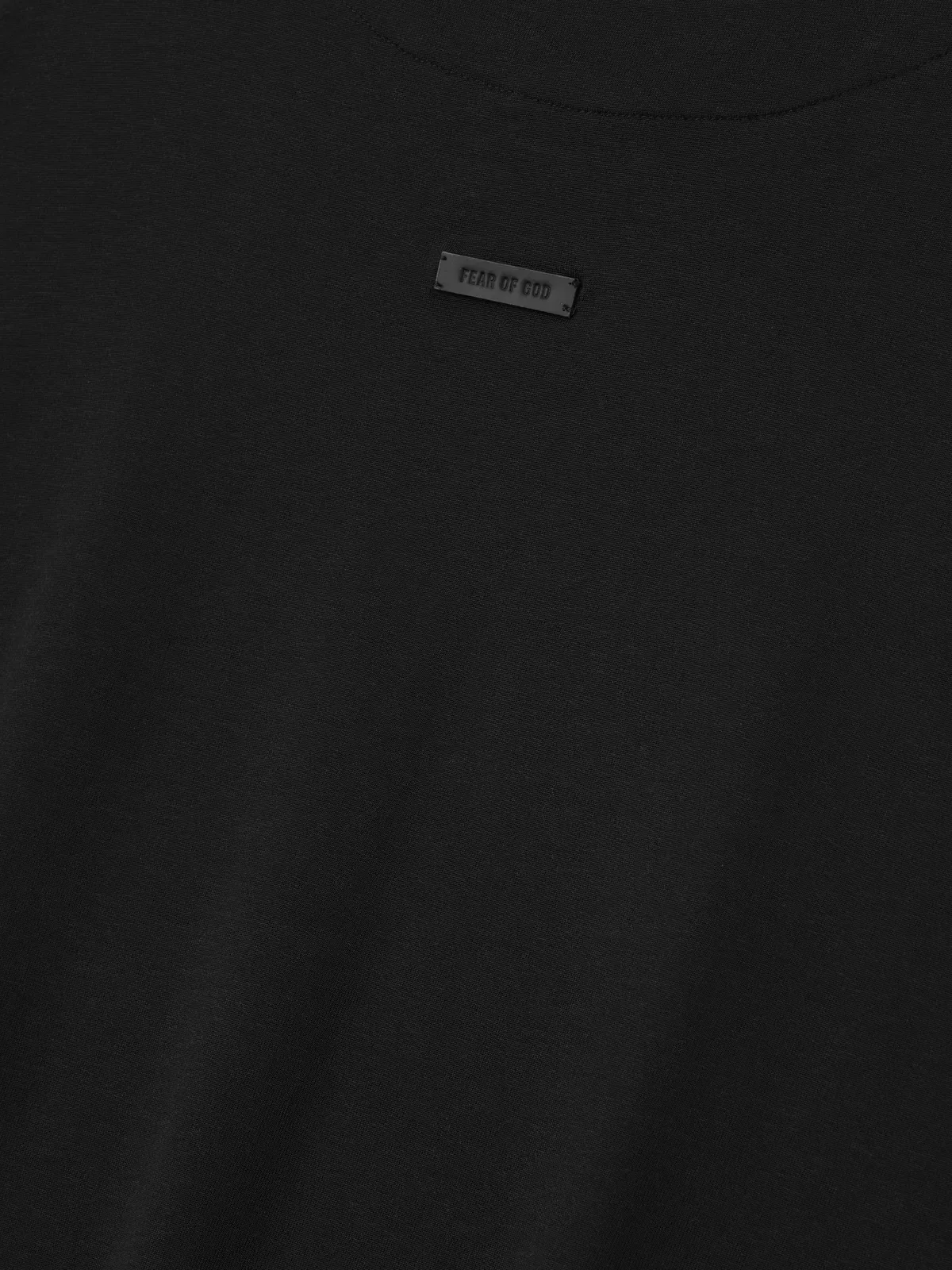 Essentials Cotton Rayon T-Shirt Black