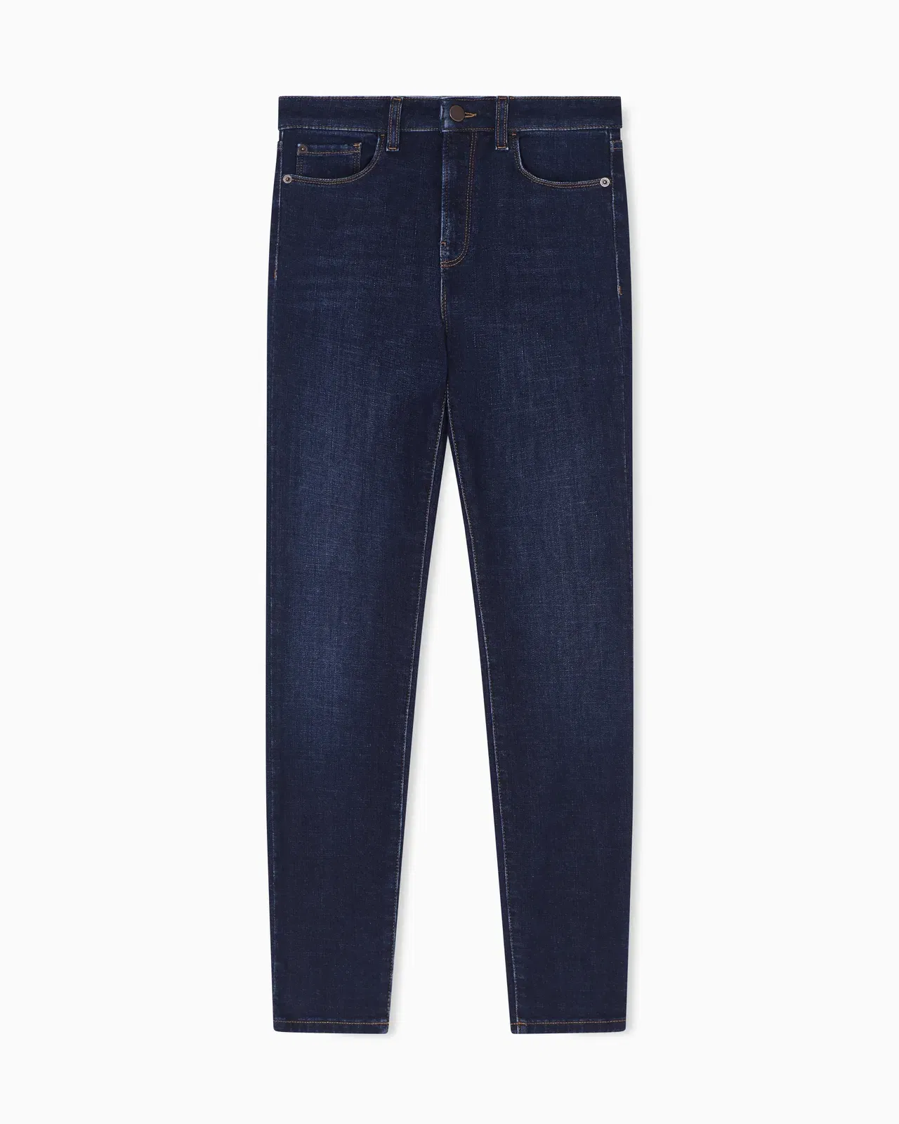 Emporio Armani J20 worn-look, stretch-denim skinny jeans