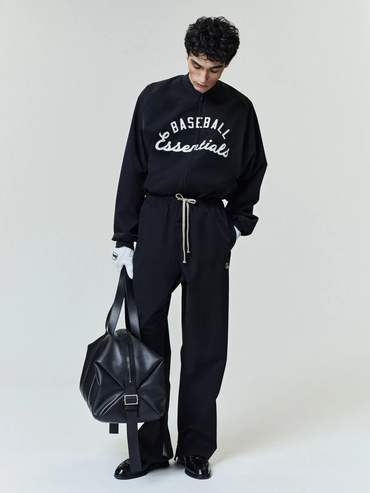 Essentials Mlb Full Zip Bomber Black
