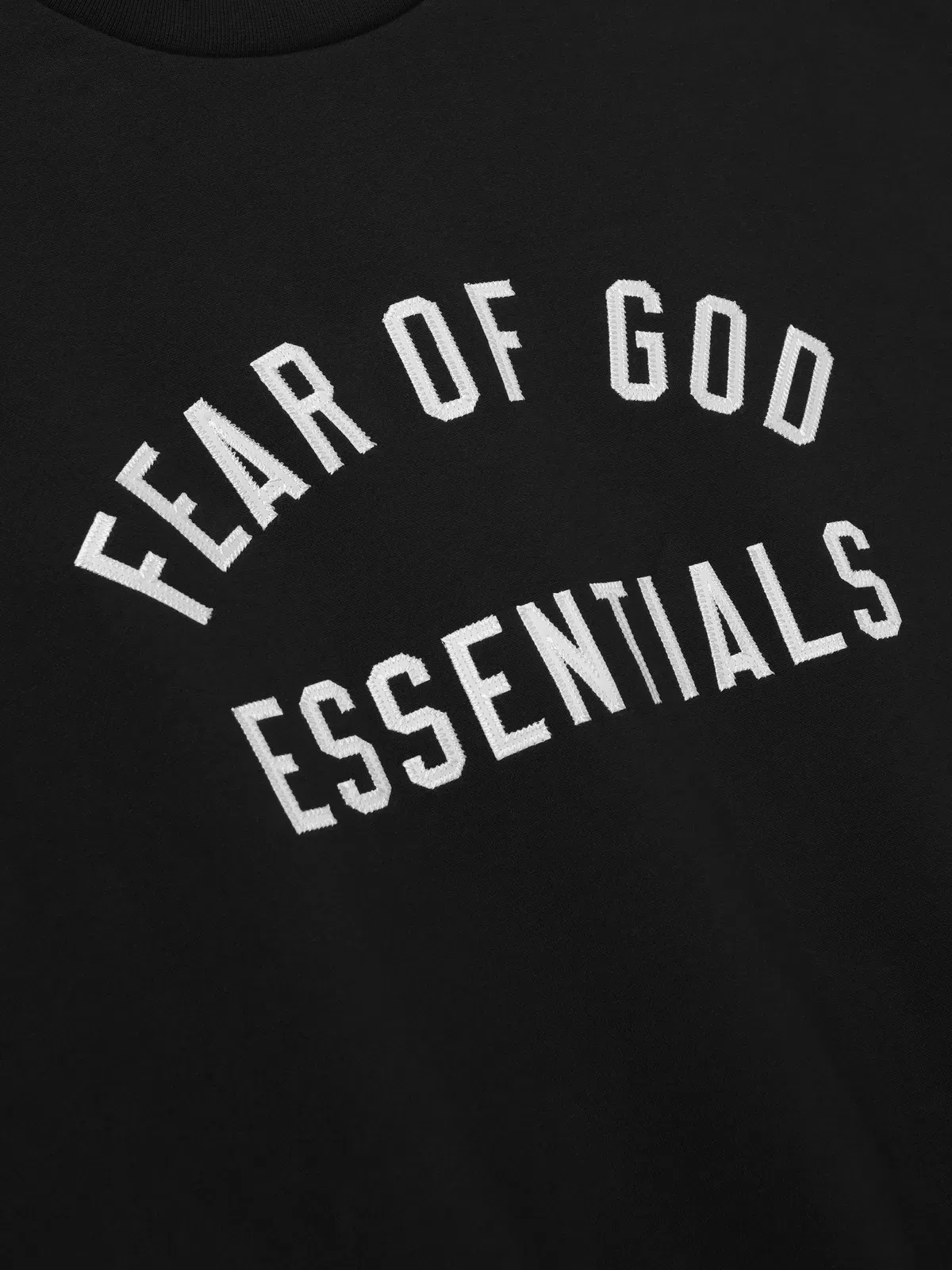 Essentials Varsity 90S Crewneck Sweatshirt Vintage Black