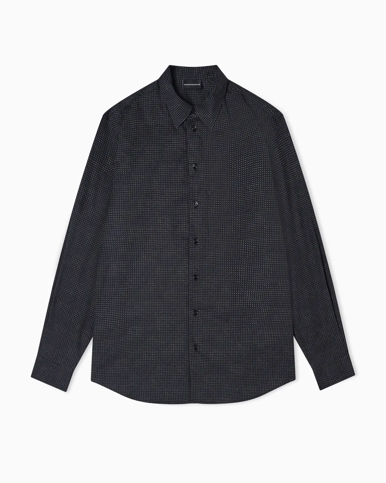 Emporio Armani Shirt with all-over micro-pattern print